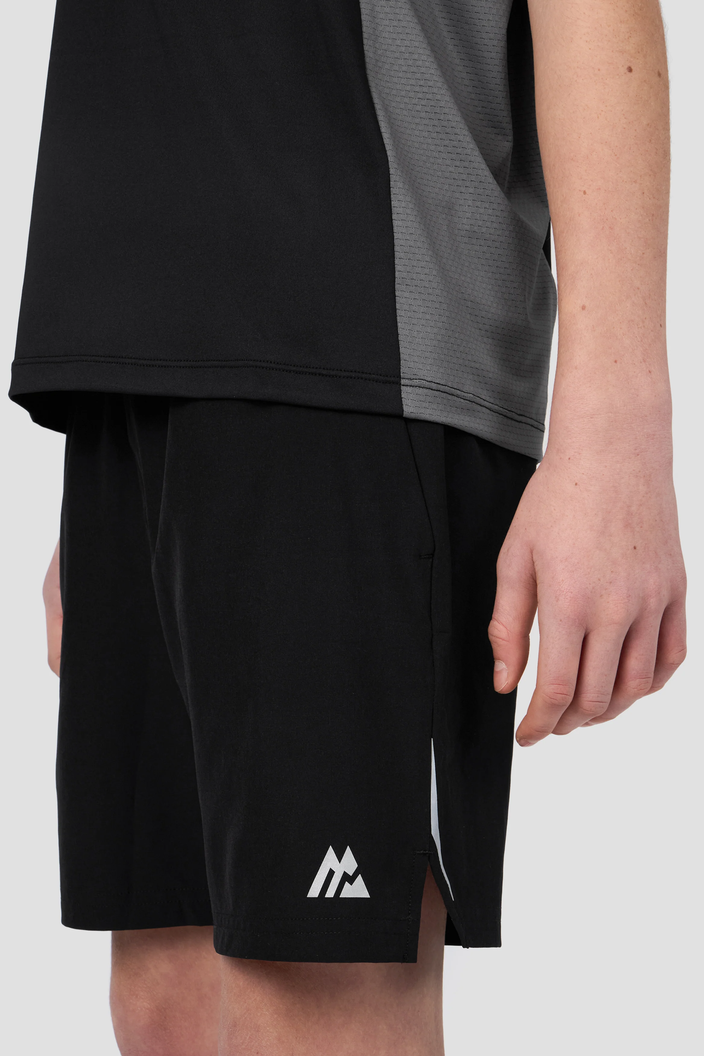 Boys Scope Short - Black/Cement Grey - Image 5