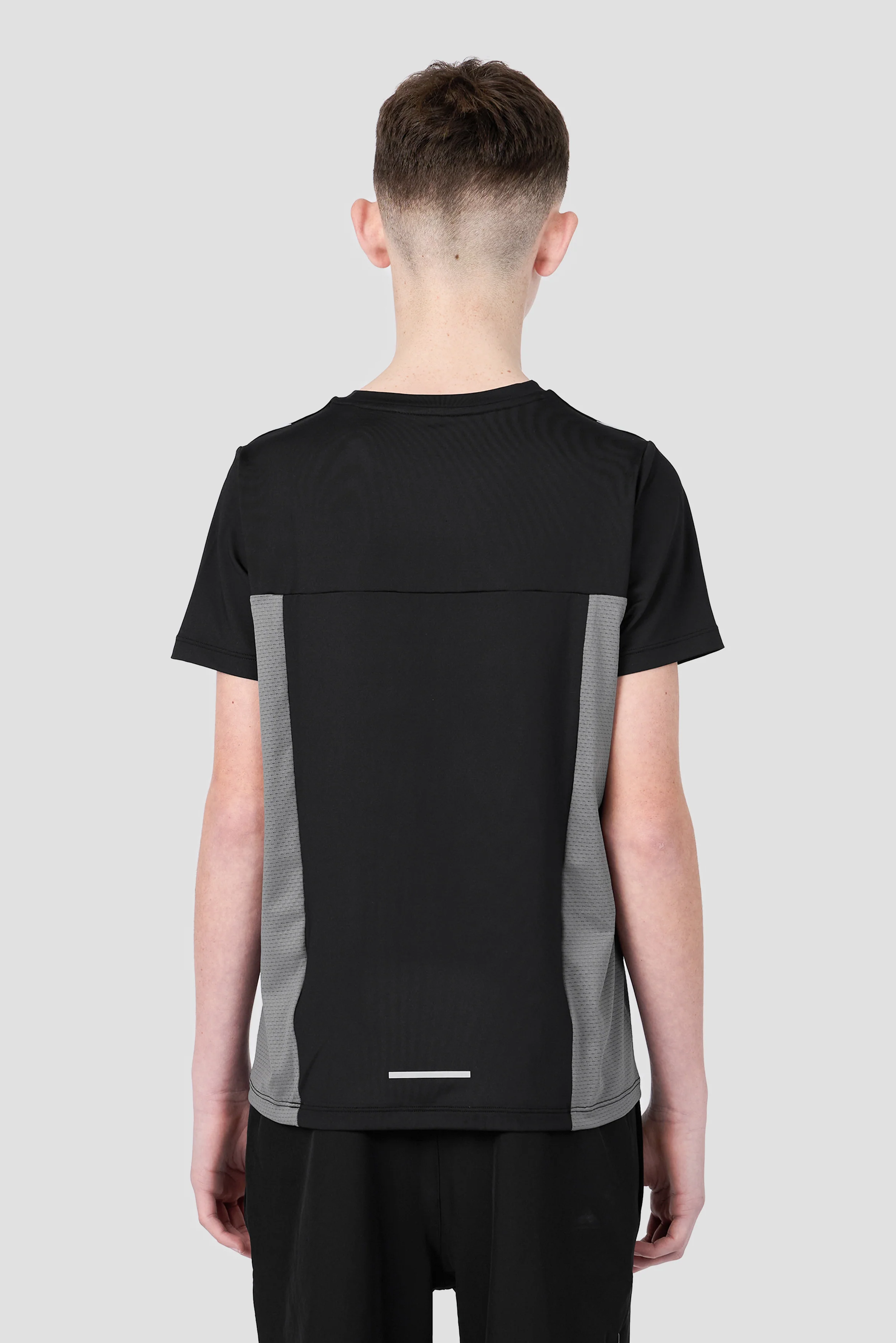Boys Scope T-Shirt - Black/Cement Grey - Image 2