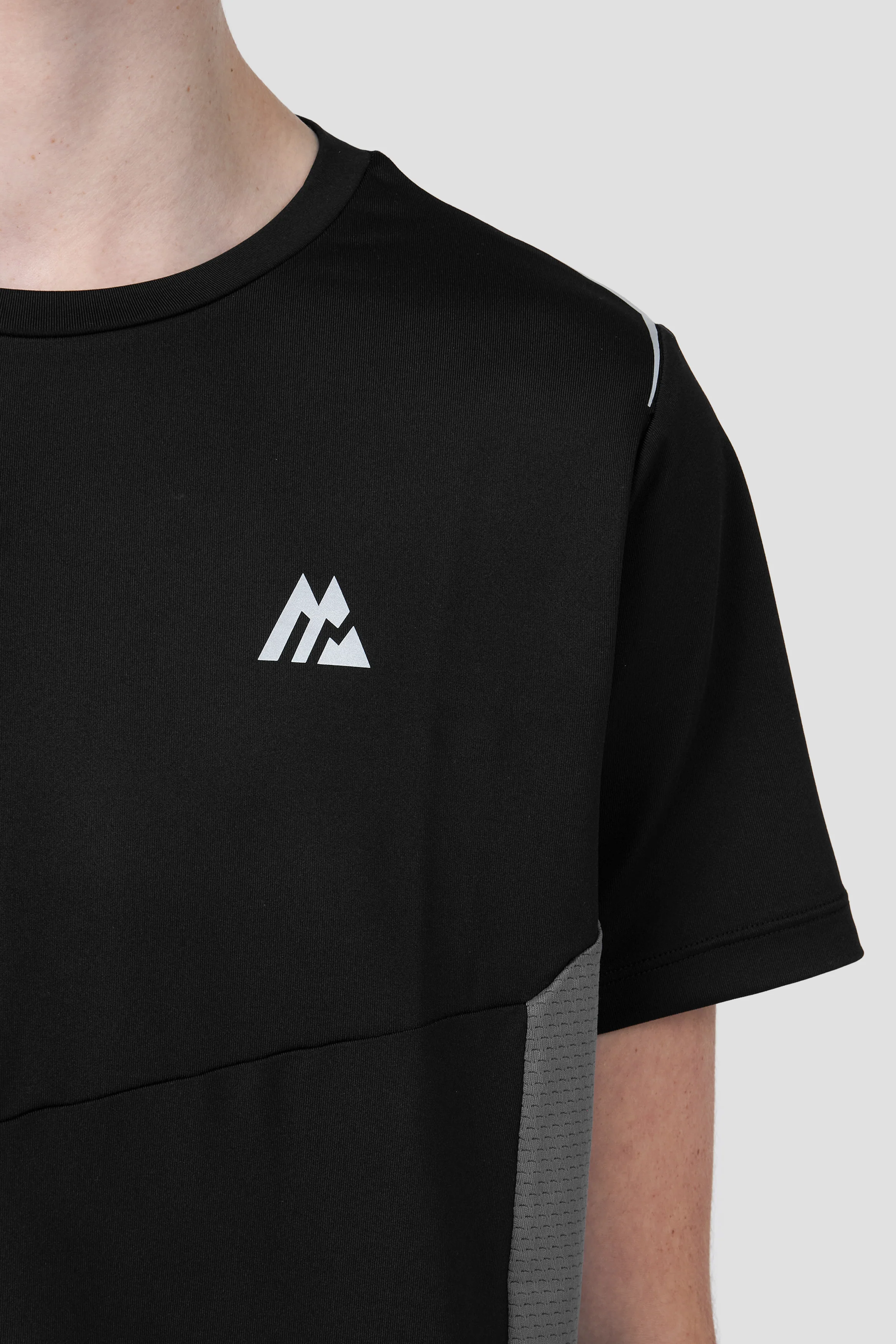 Boys Scope T-Shirt - Black/Cement Grey - Image 3
