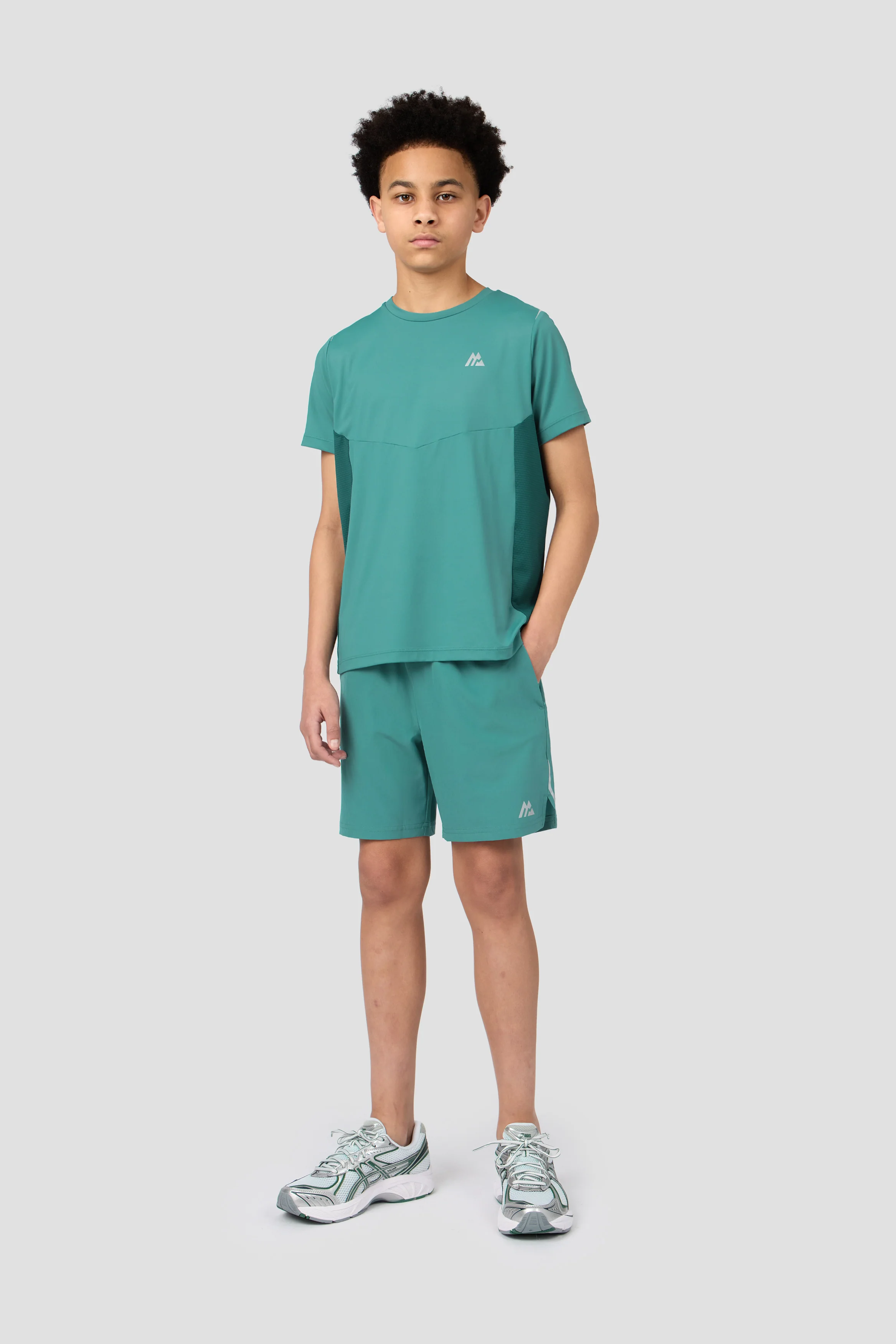 Boys Scope T-Shirt - Steal Teal/Ocean Abyss - Image 3