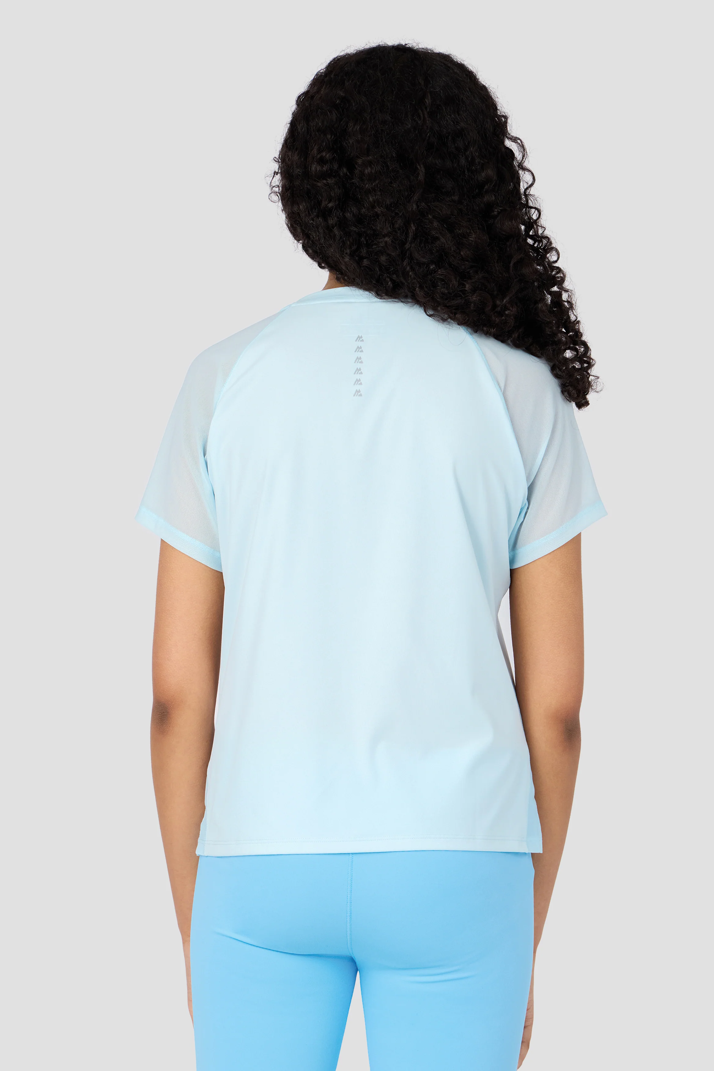 Girls Sky T-Shirt - Misty Blue - Image 2