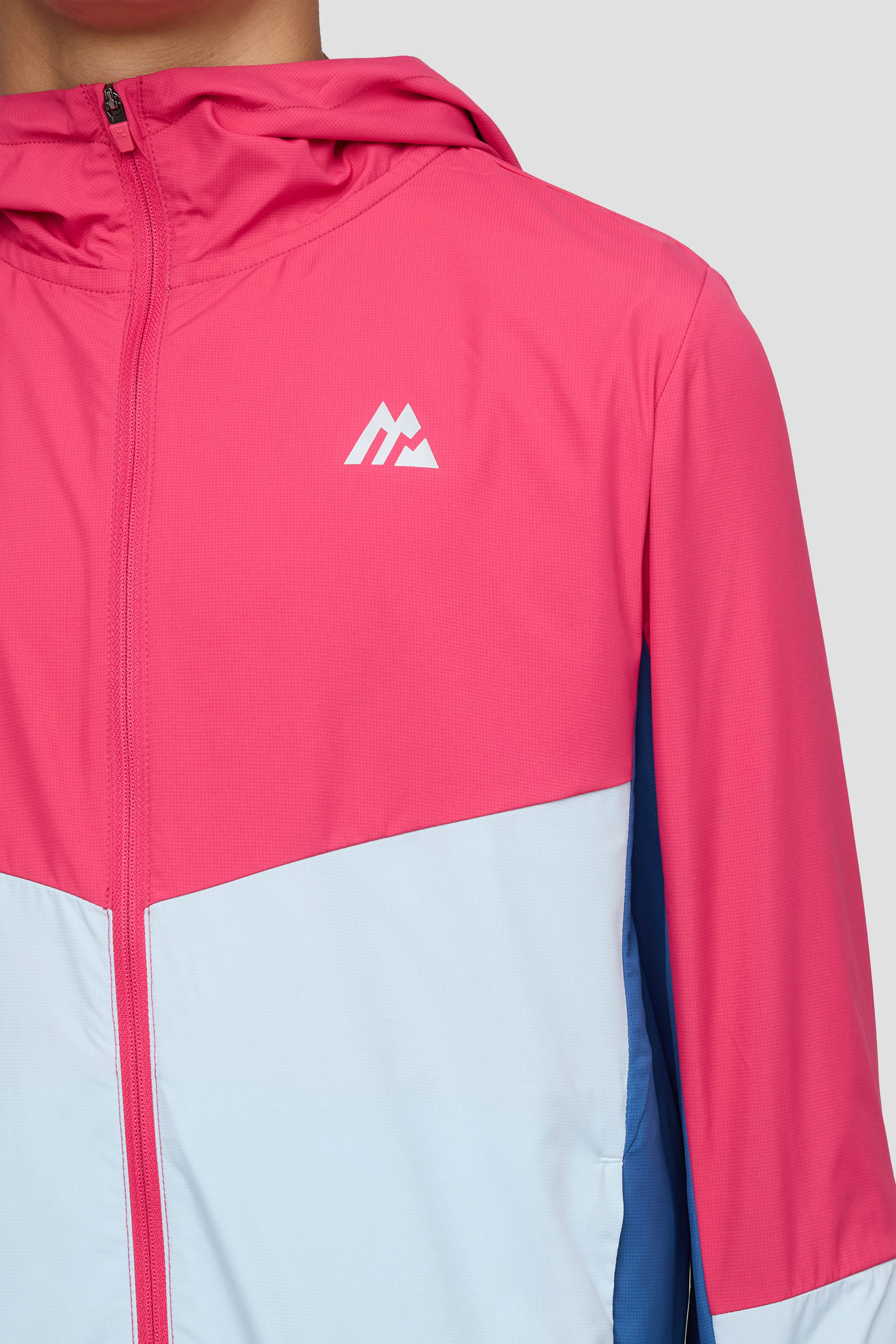 Boys Spectra Windbreaker - Cerise/Summer Mist/Charcoal Blue - Image 3