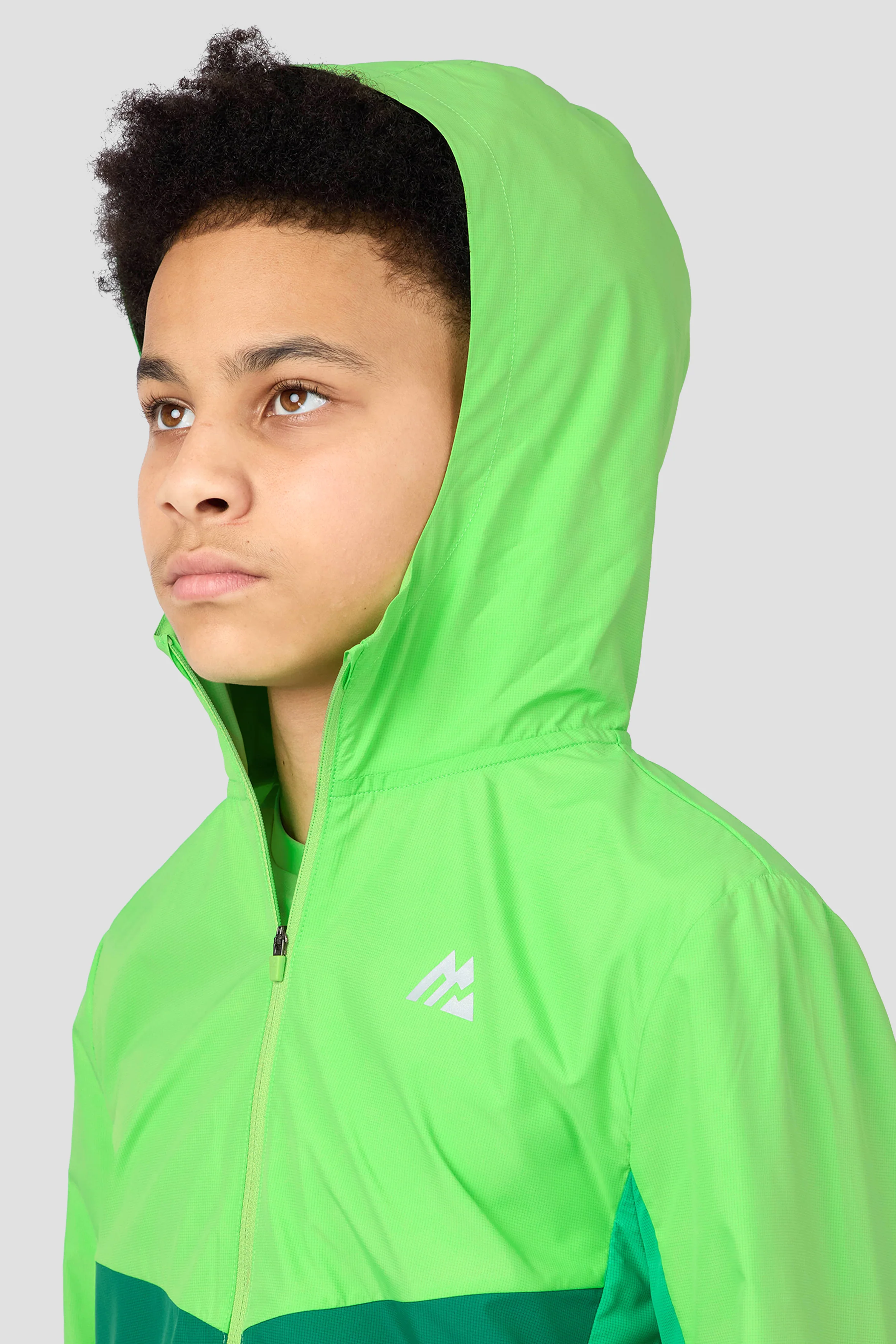 Boys Spectra Windbreaker - Chameleon/Spruce Green/Clover - Image 5