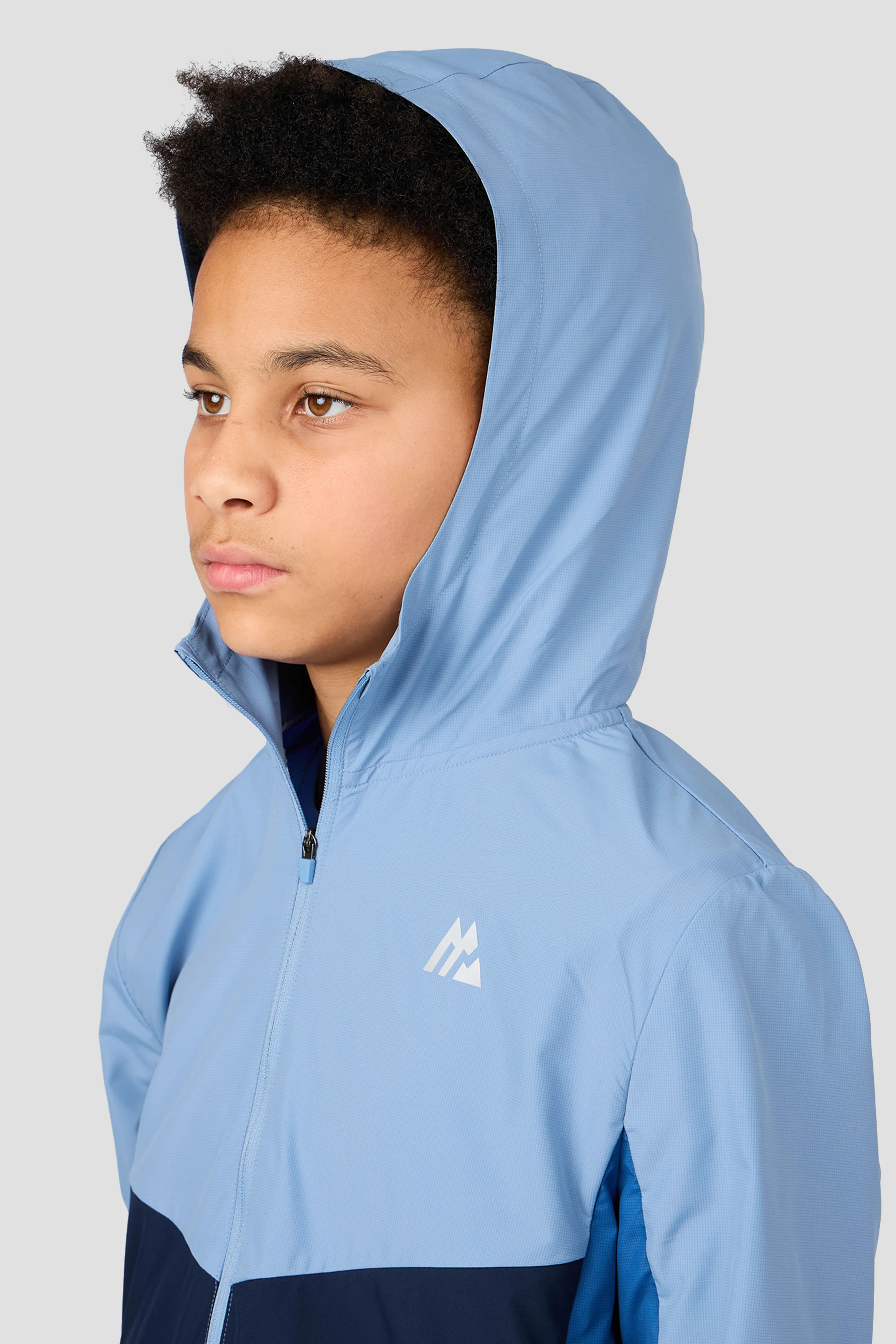 Boys Spectra Windbreaker - Cloudy Blue/Midnight Blue/Charcoal Blue - Image 5