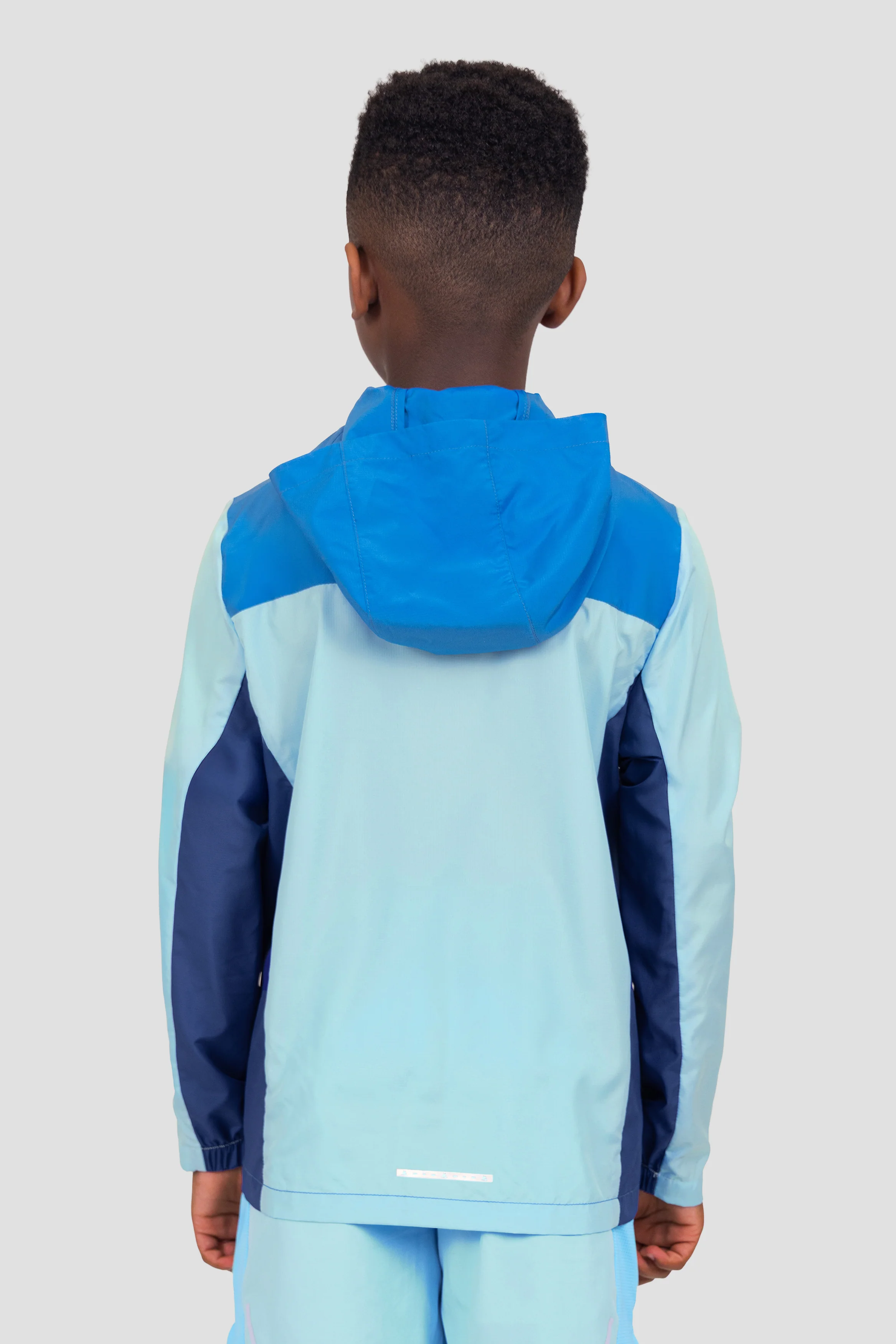 Boys Speed 2.0 Windbreaker - Neon Blue/Neon Sky/Marine Blue - Image 2