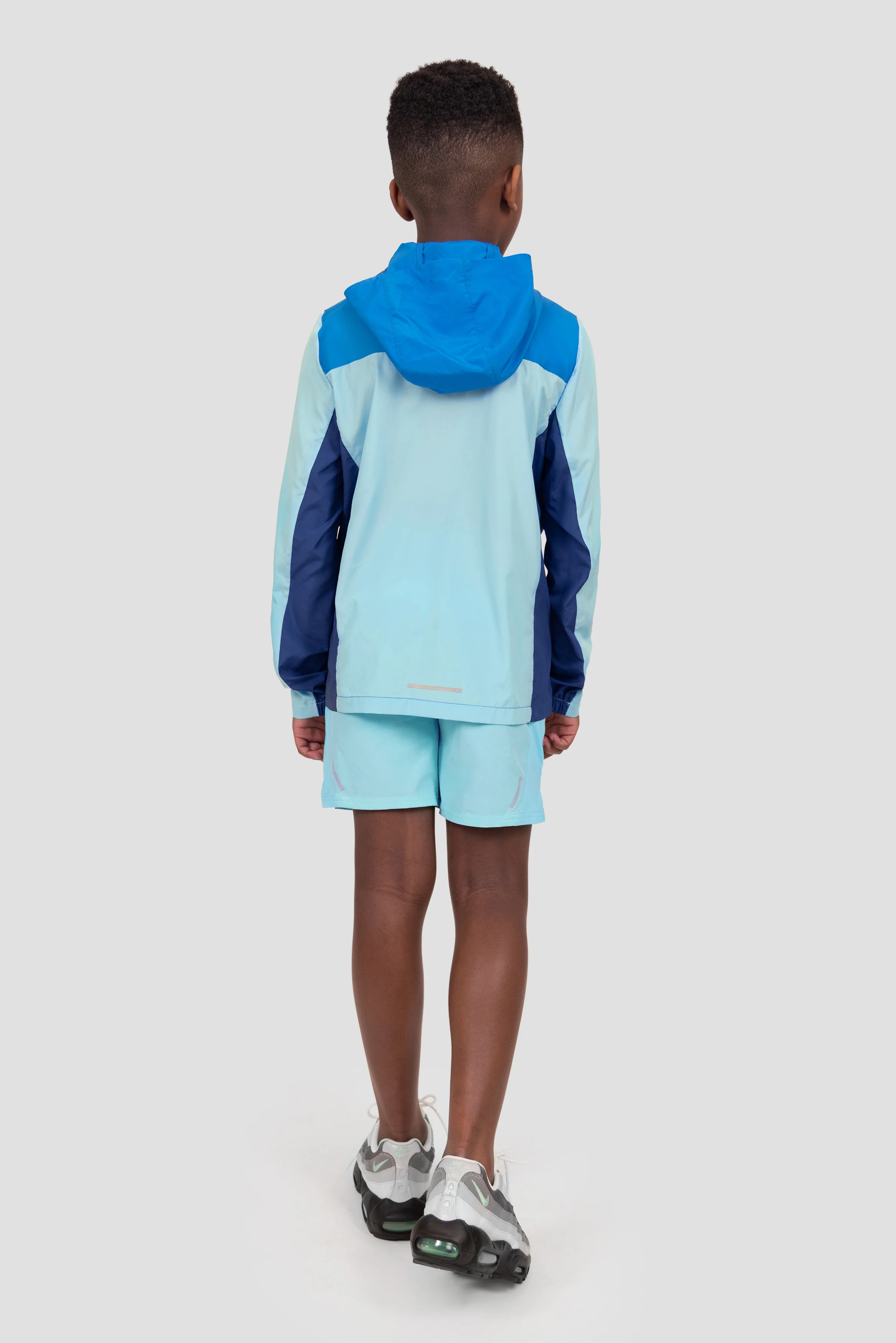 Boys Speed 2.0 Windbreaker - Neon Blue/Neon Sky/Marine Blue - Image 4