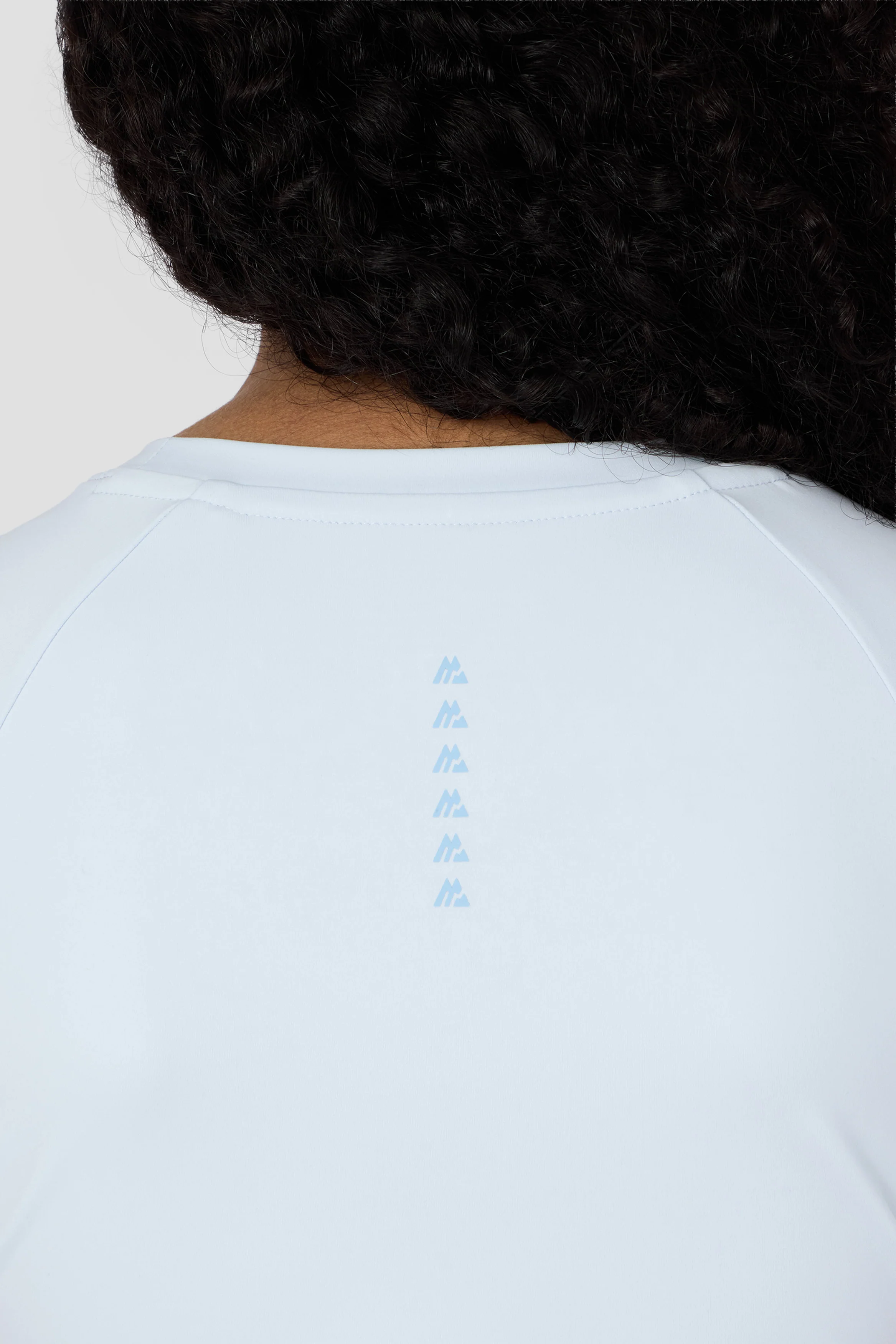 Girls Spin T-Shirt - Misty Blue/Seashell Blue - Image 4