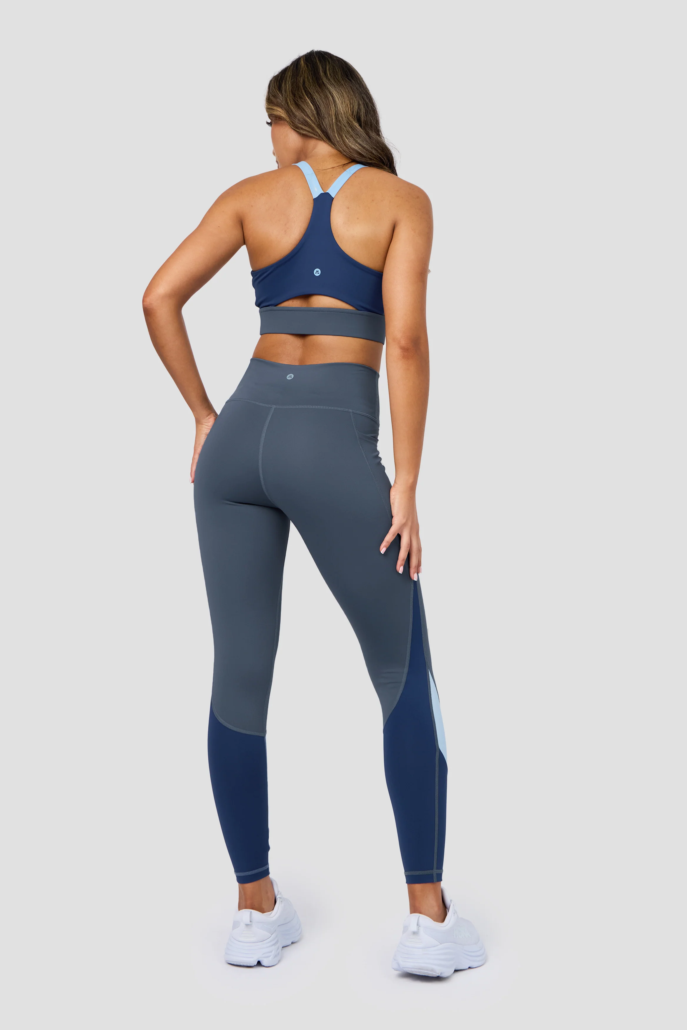 Stride Sports Bra - Greyed Indigo/Fresh Water/Agency - Image 4
