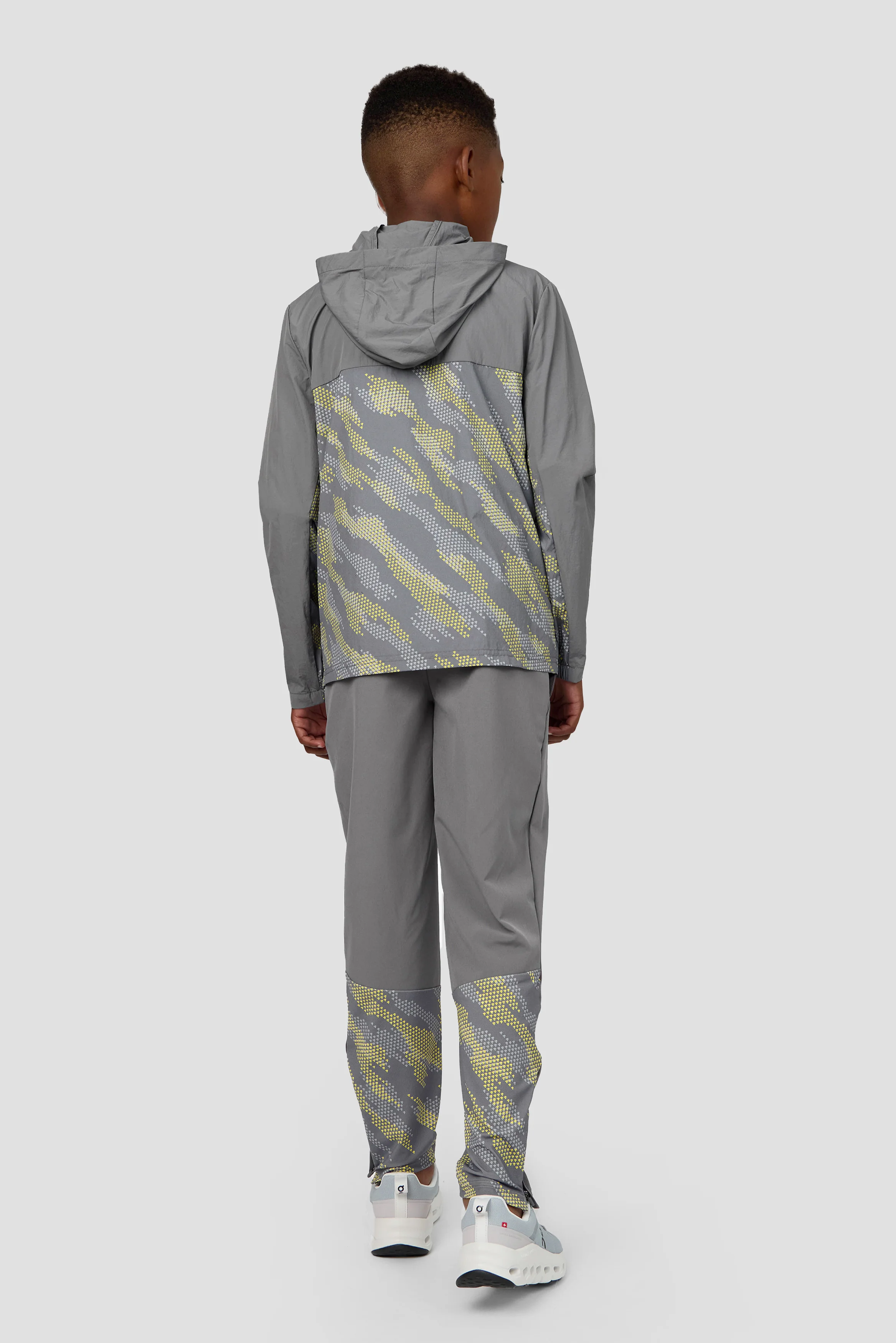 Boys Thera Jacket - Cement Grey/Platinum Grey/OG Neon - Image 4