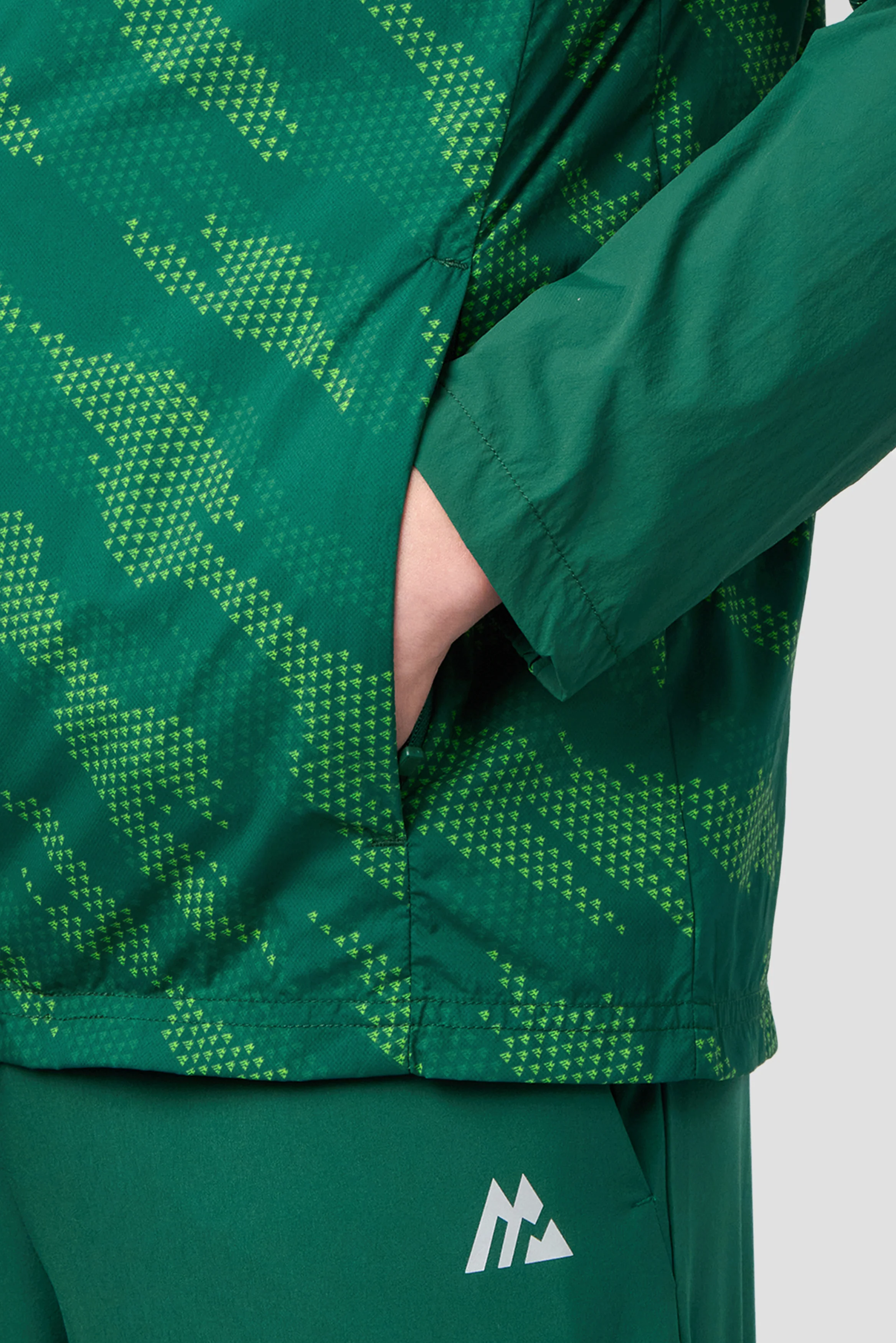 Boys Thera Jacket - Evergreen/Sherwood/Neon Green - Image 6