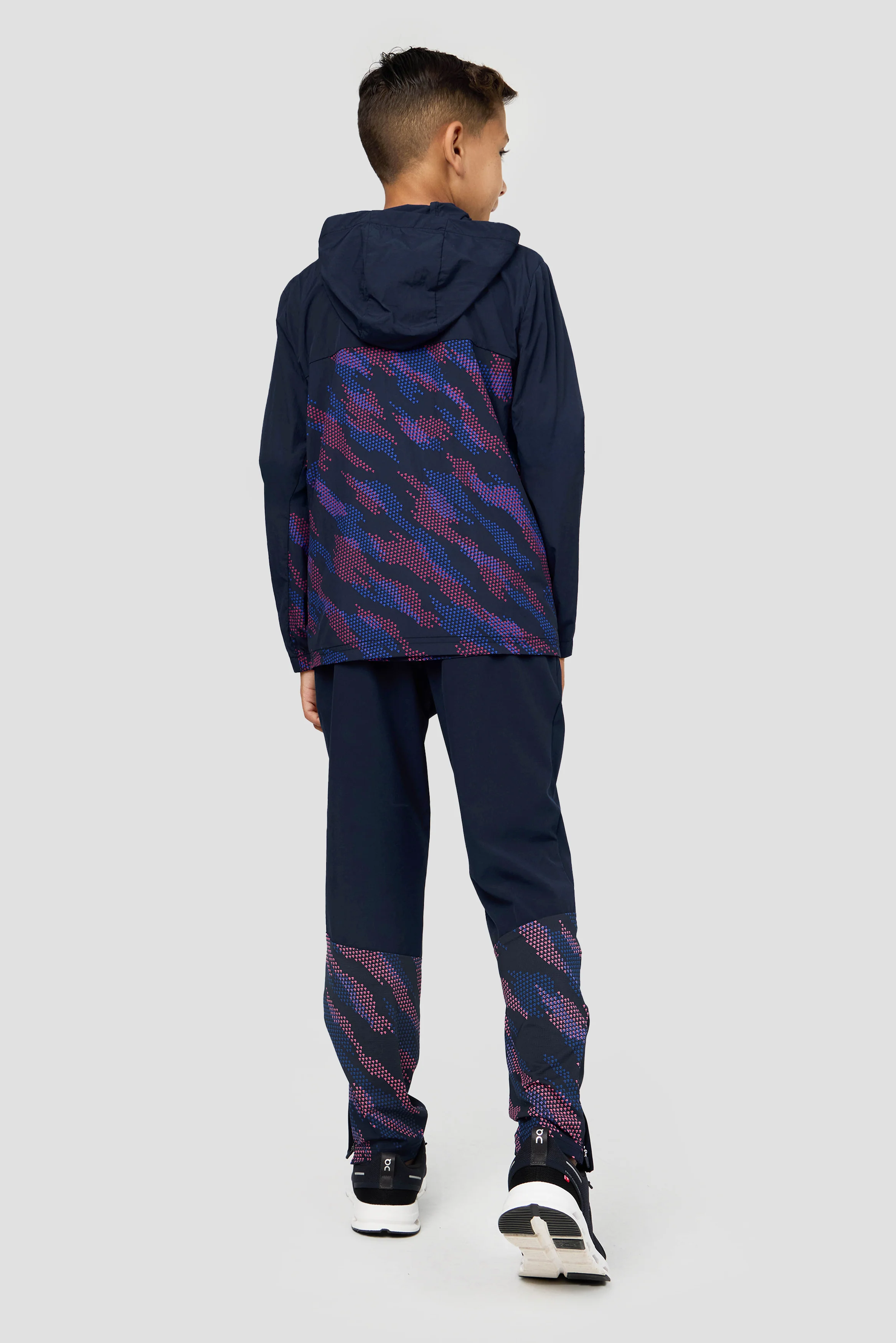 Boys Thera Jacket - Midnight Blue/Cobalt/Shocking Pink - Image 4