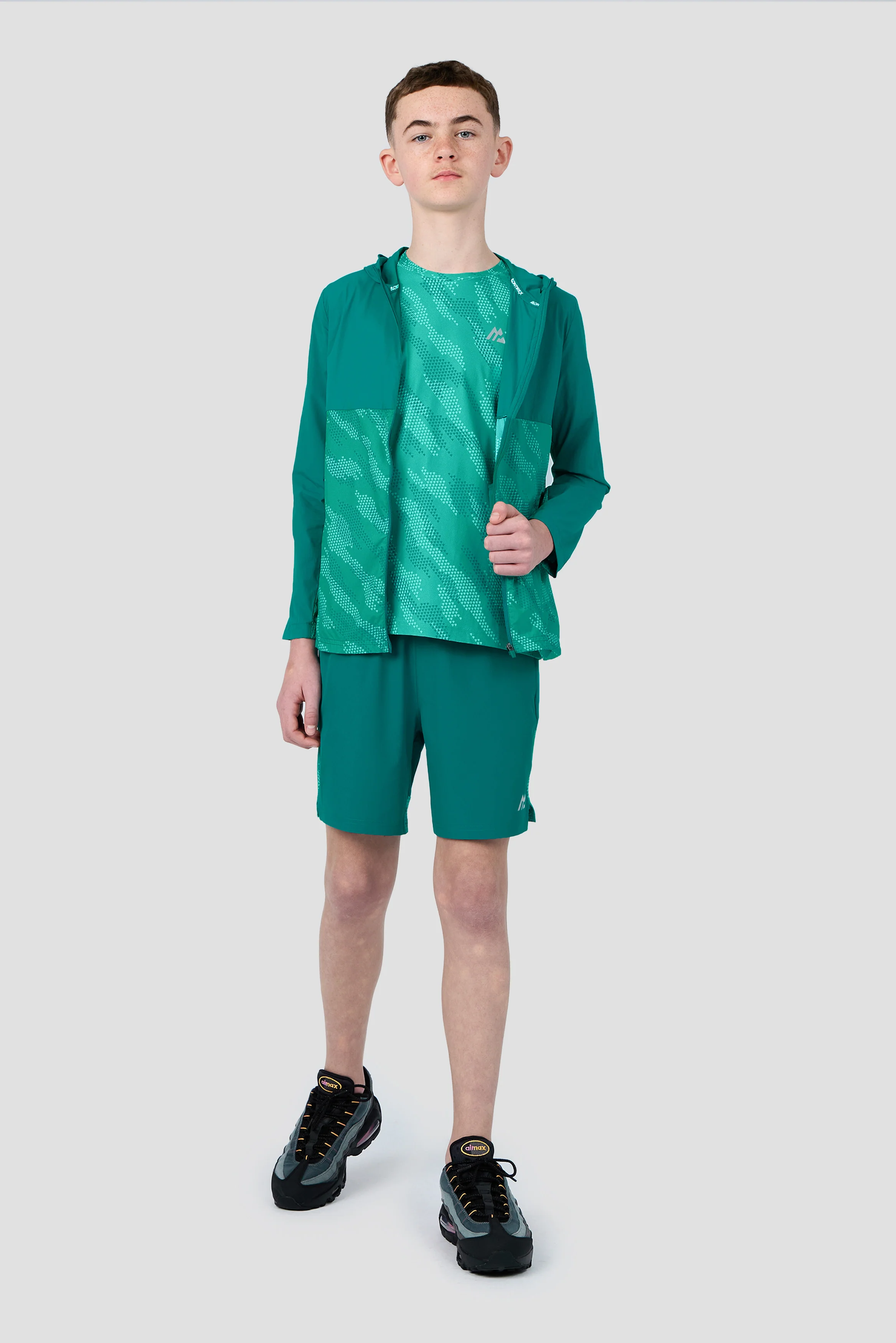 Boys Thera T-Shirt - Lagoon Green/Duck Egg/Cyber Jade - Image 4