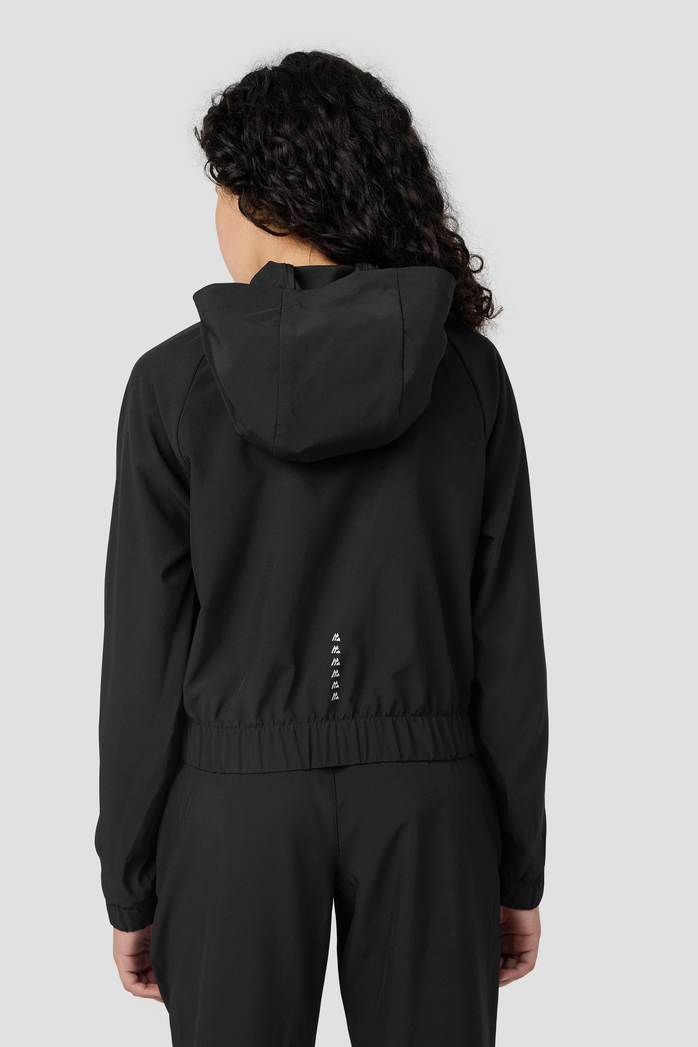 Girls Track Jacket - Black - Image 2