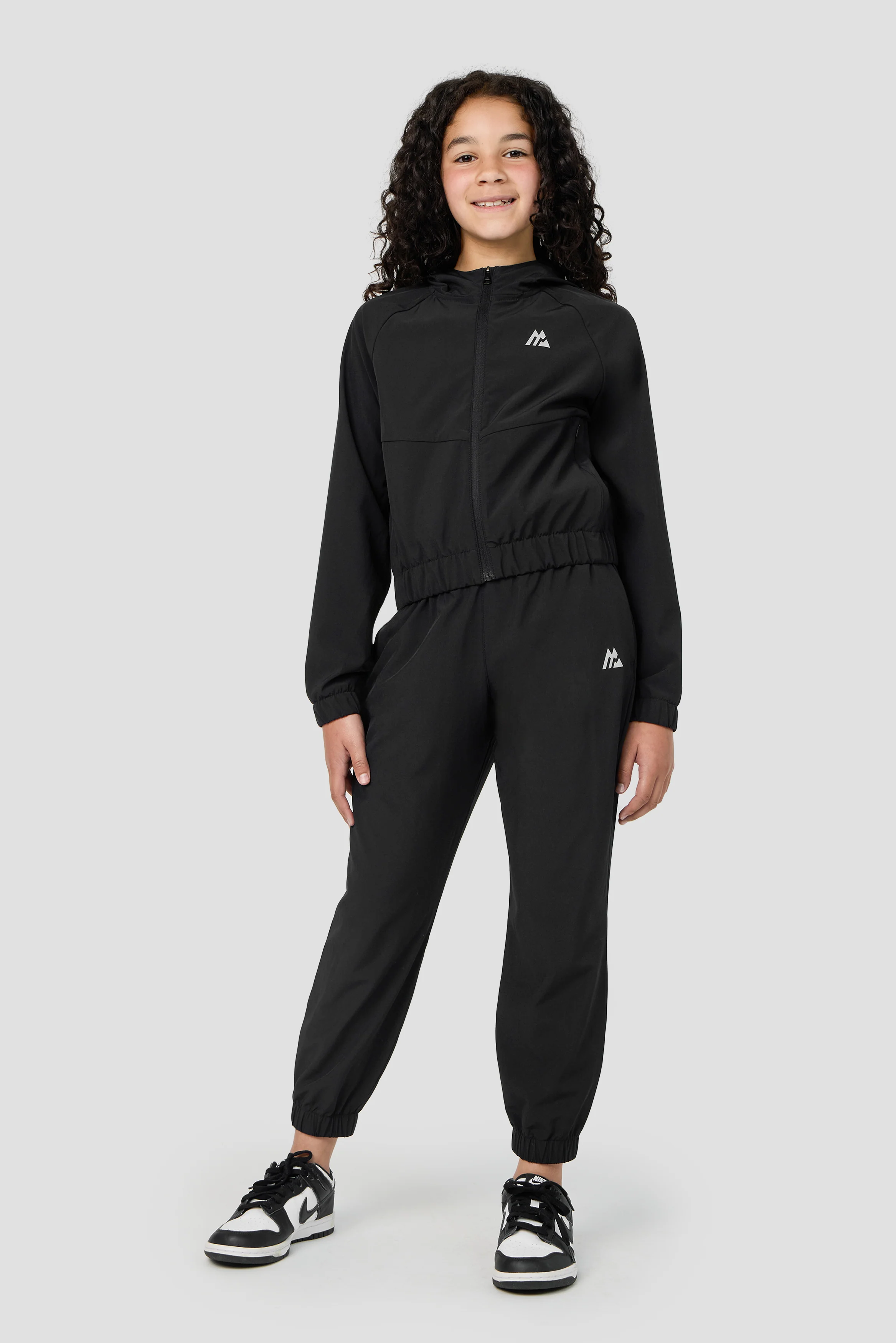 Girls Track Jacket - Black - Image 3