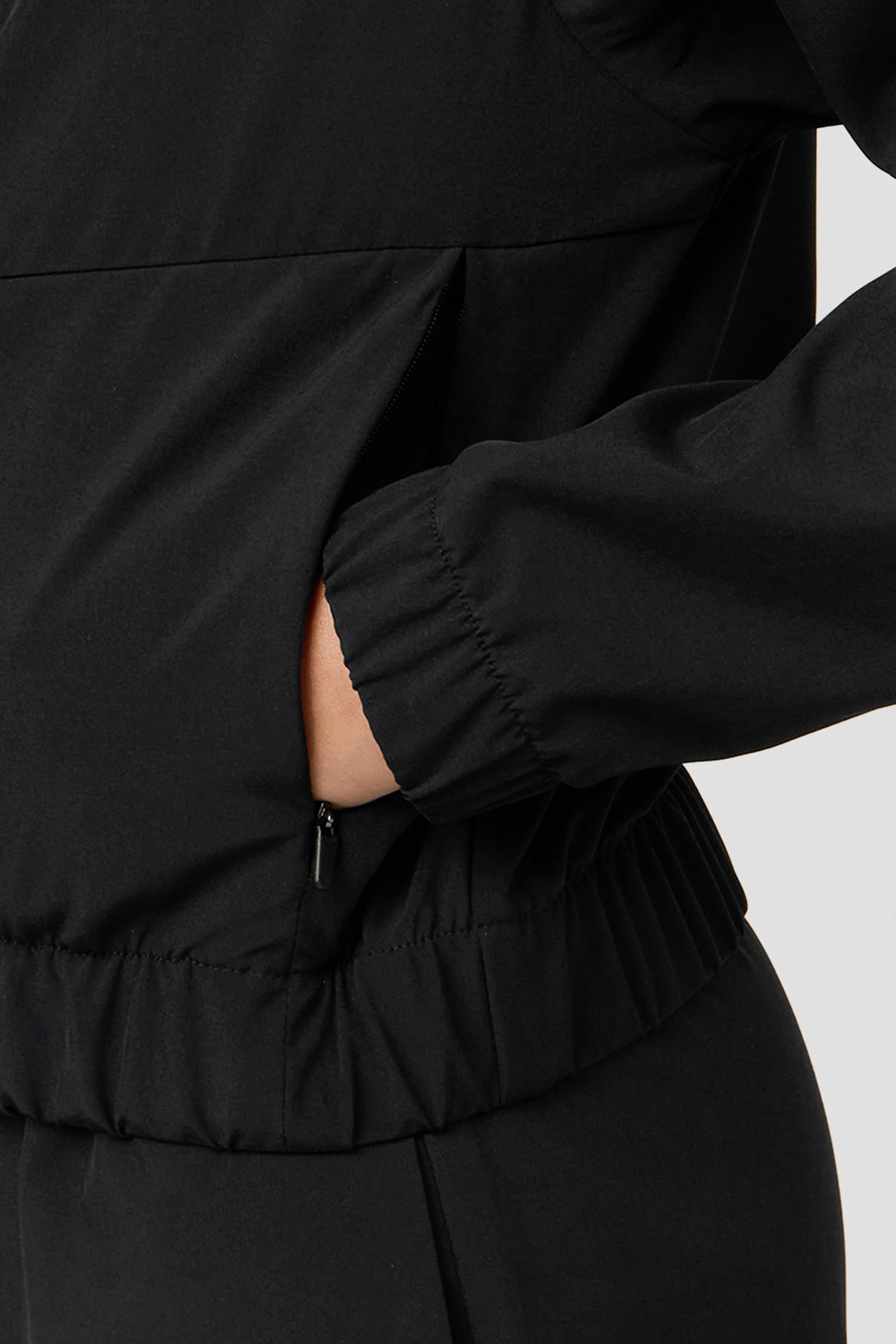 Girls Track Jacket - Black - Image 5