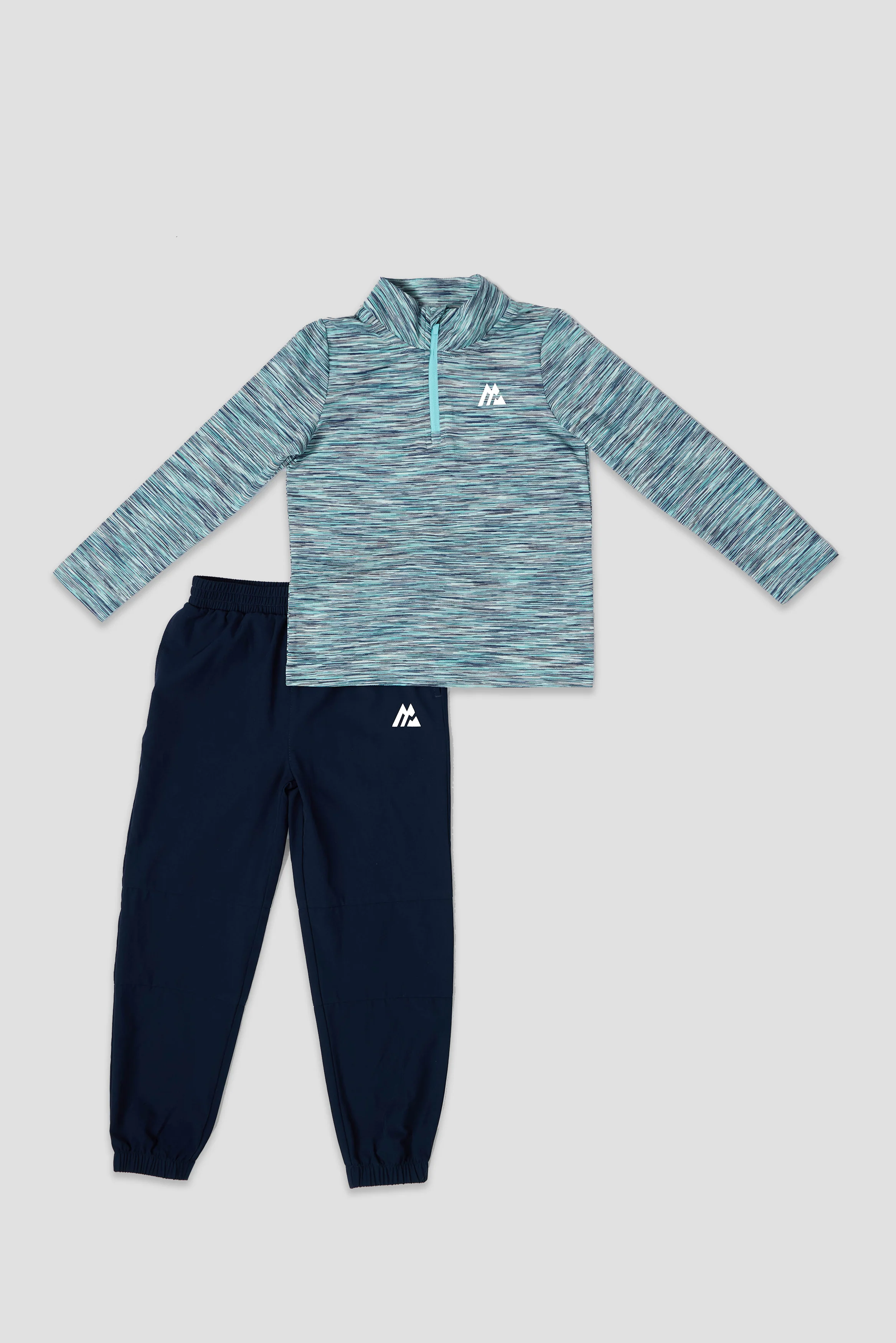 Infant Boys Trail 1/4 Zip/Pant Set - Blue/Navy/White - Image 4