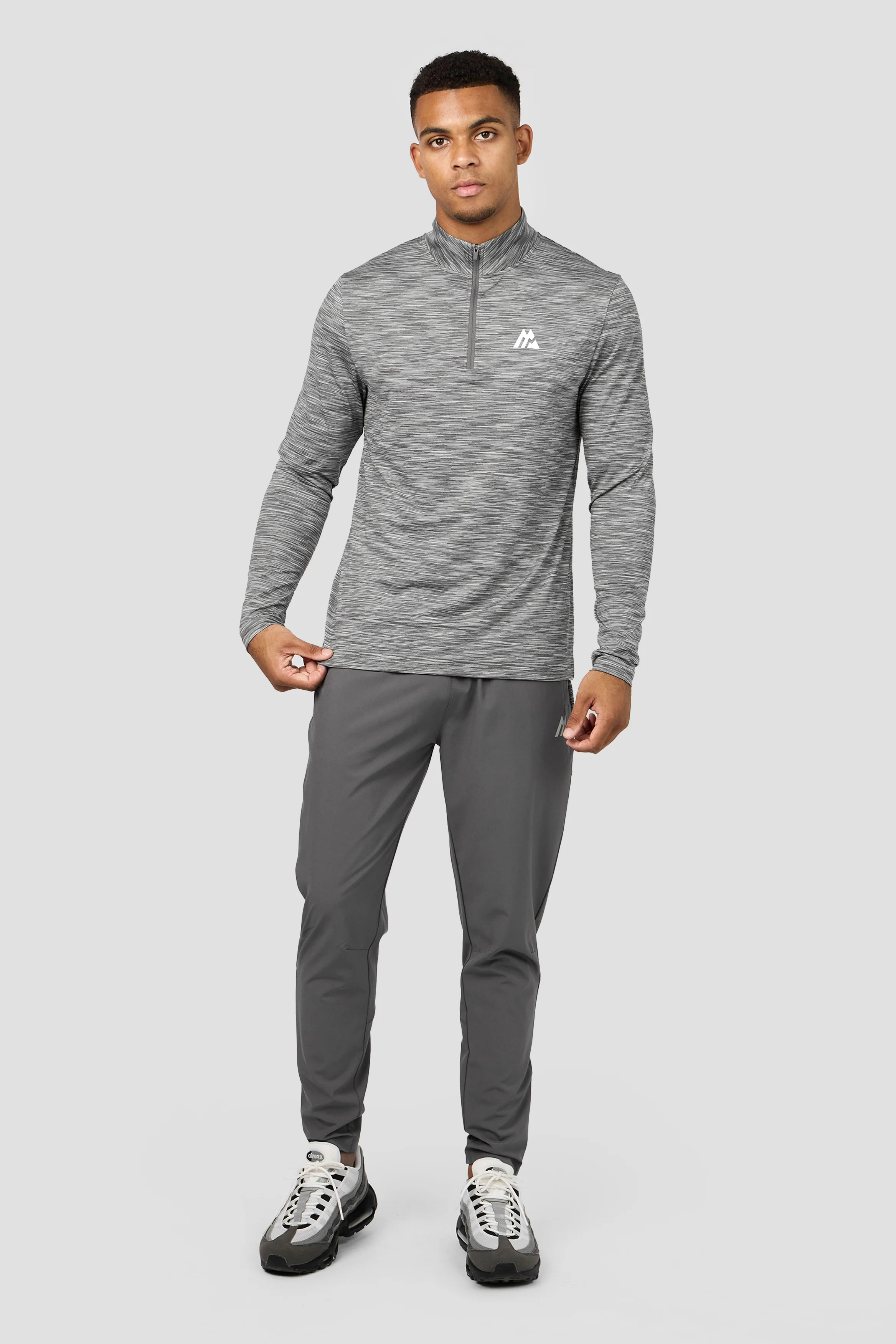 Trail 1/4 Zip - Grey Multi - Image 5