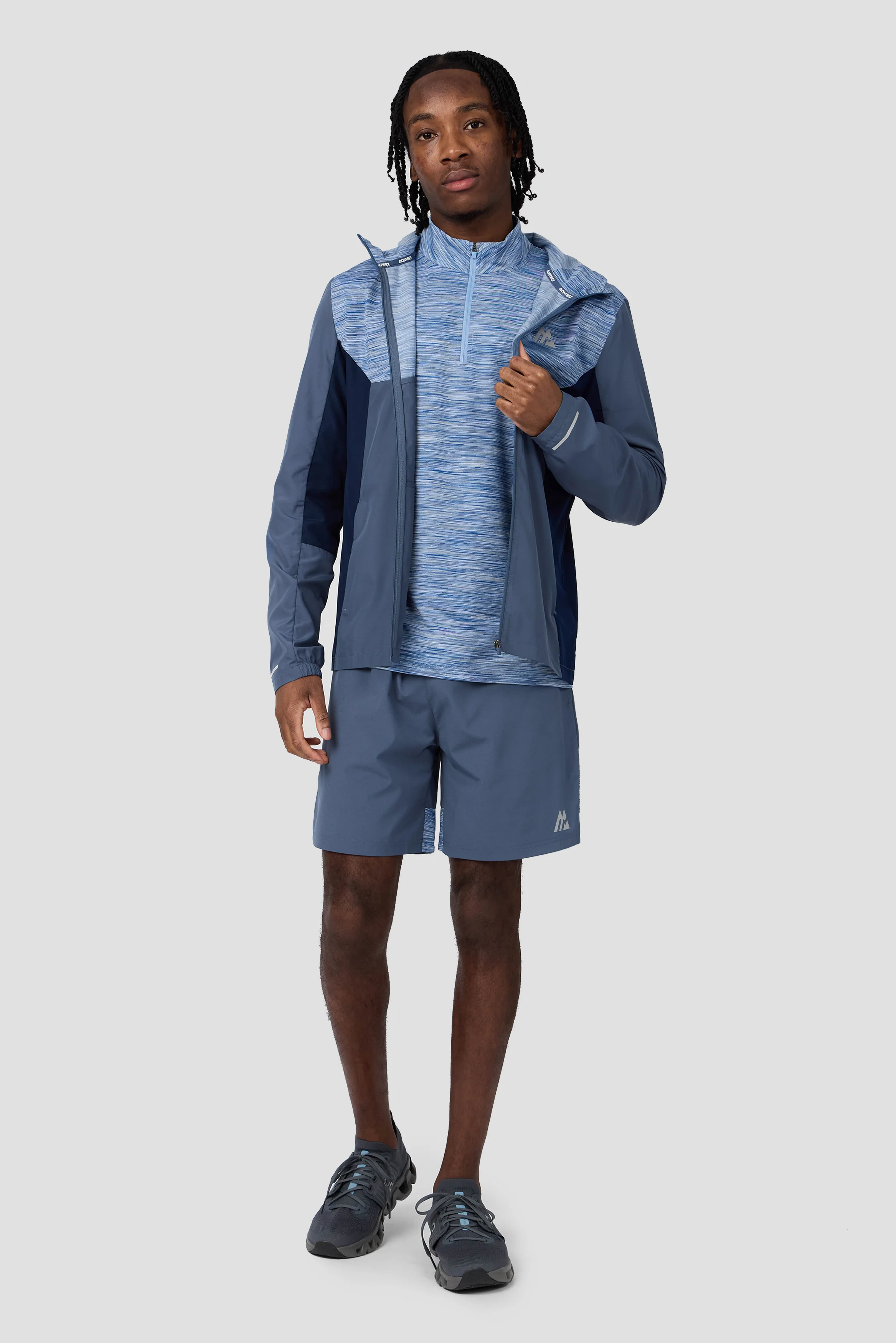 Trail 1/4 Zip - Light Blue Multi - Image 4