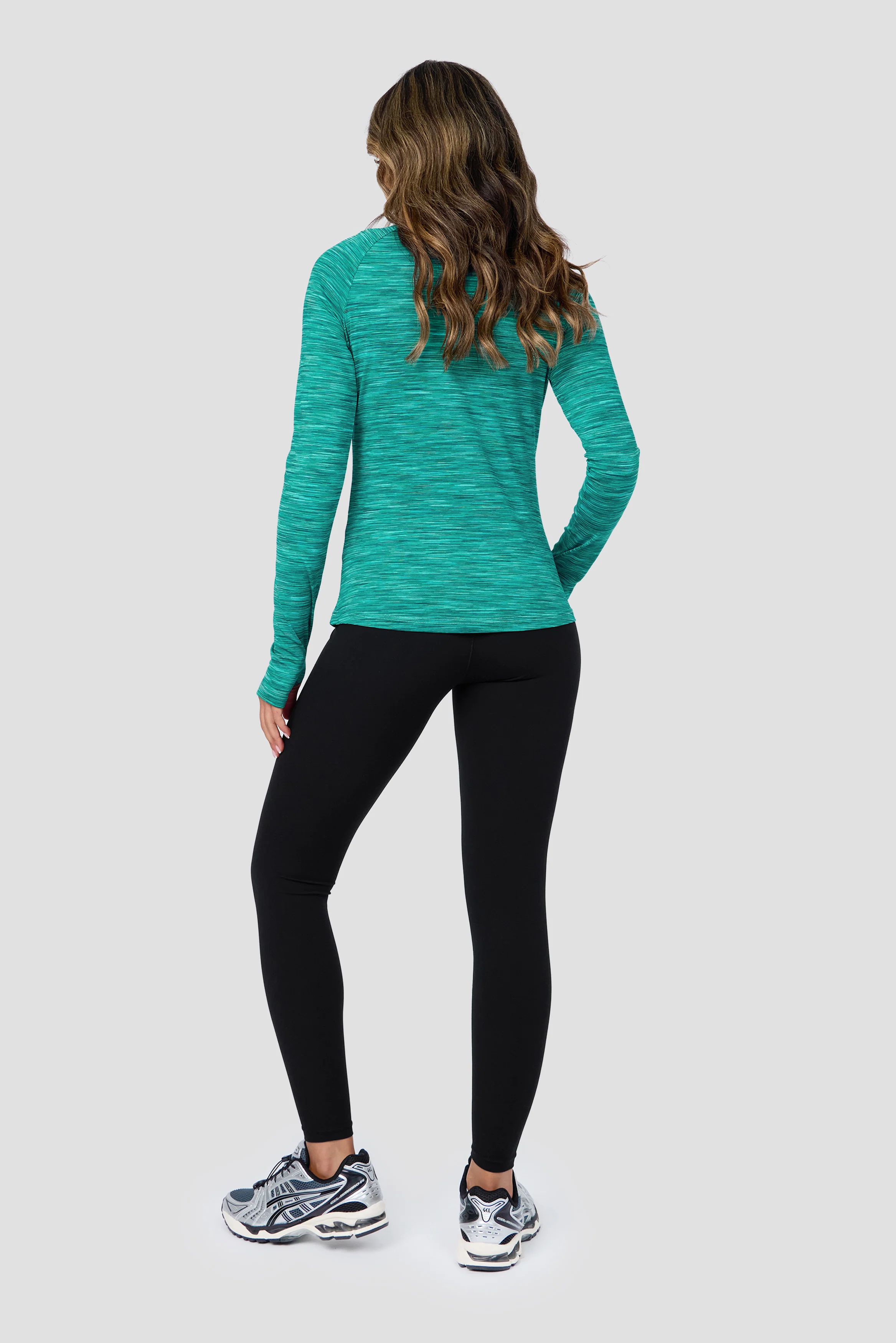 Women's Trail 1/4 Zip - Teal/Blue - Image 4