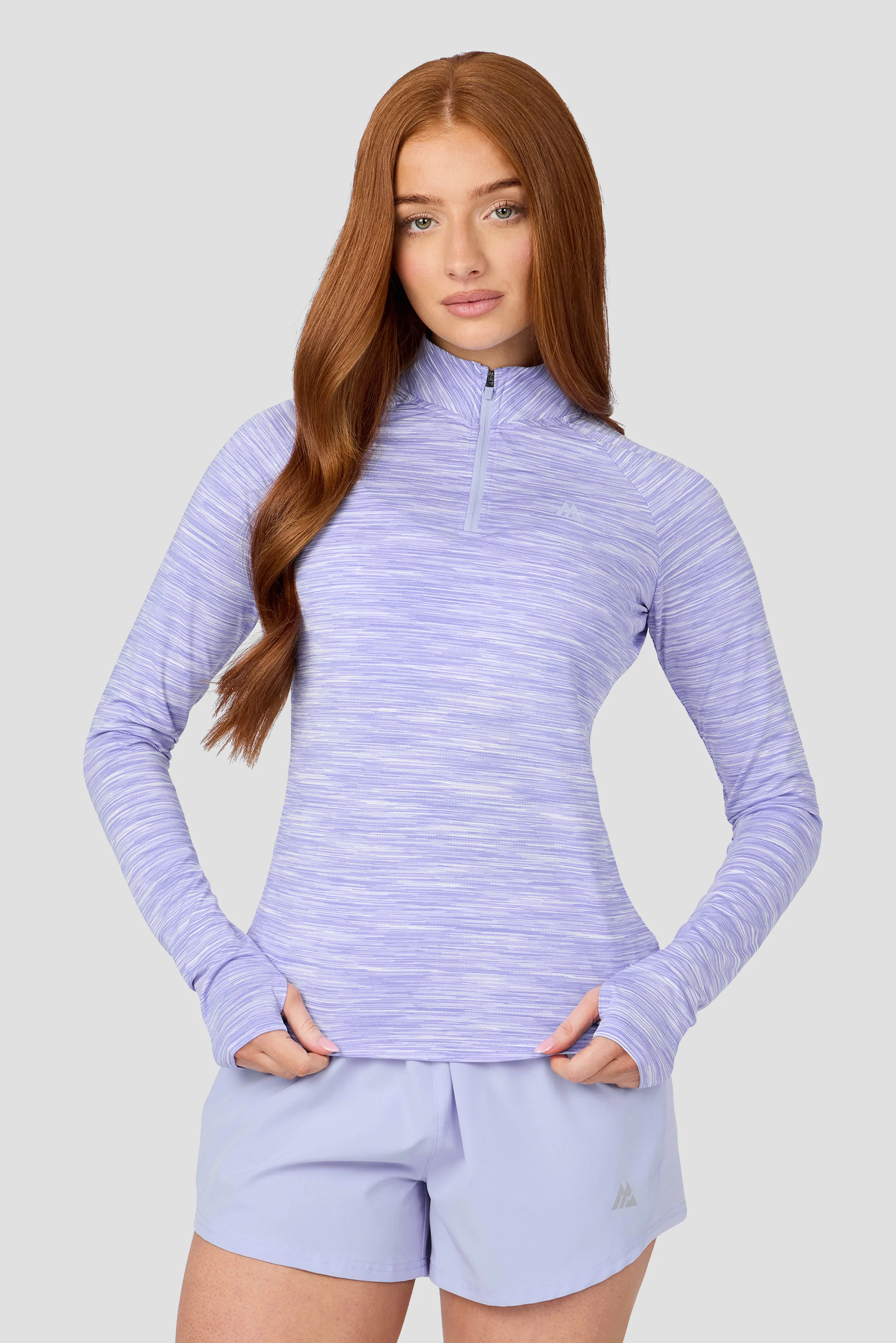 Women's Trail 1/4 Zip - Lilac Multi/White