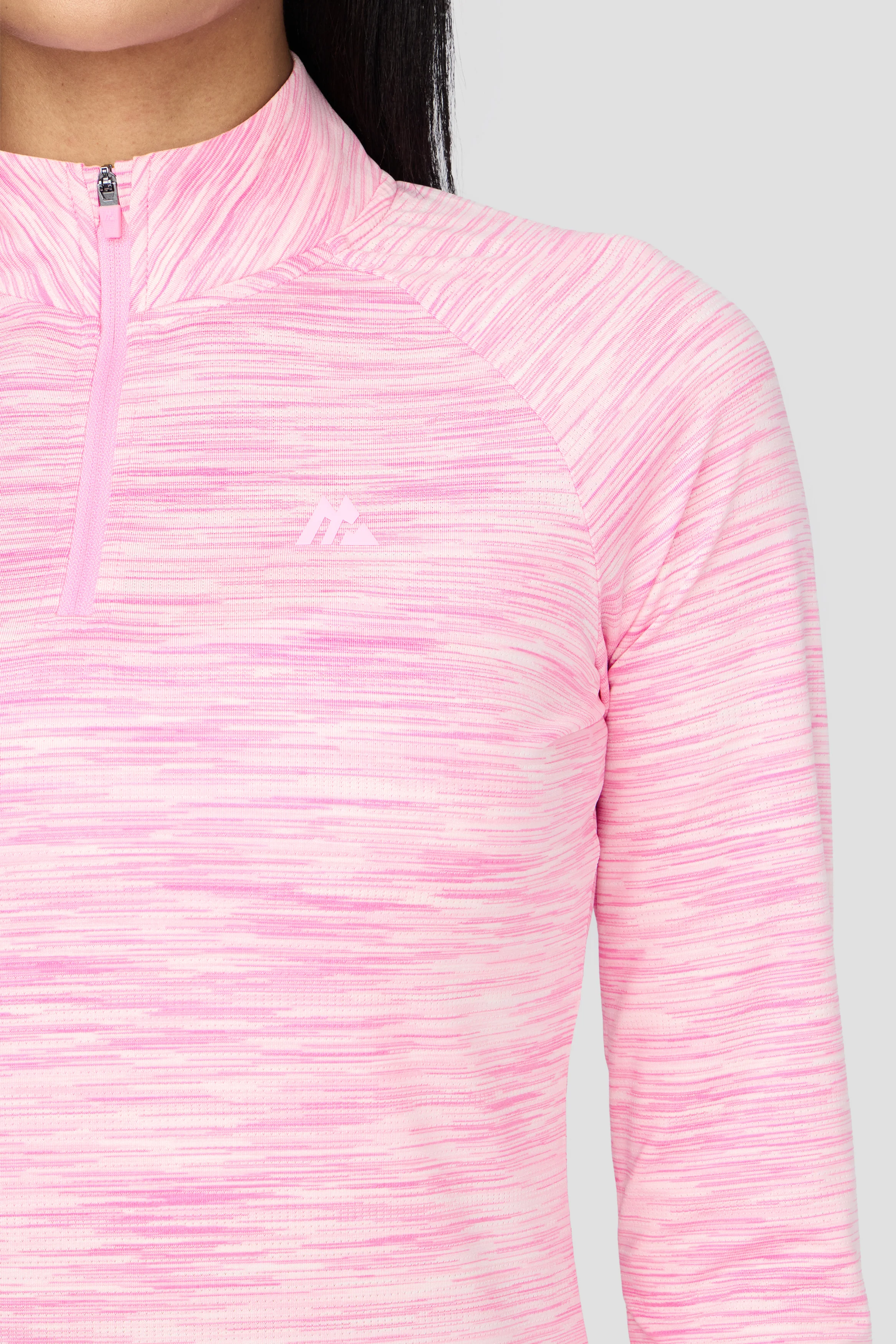 Women's Trail 1/4 Zip - Soft Pink Multi - Image 3