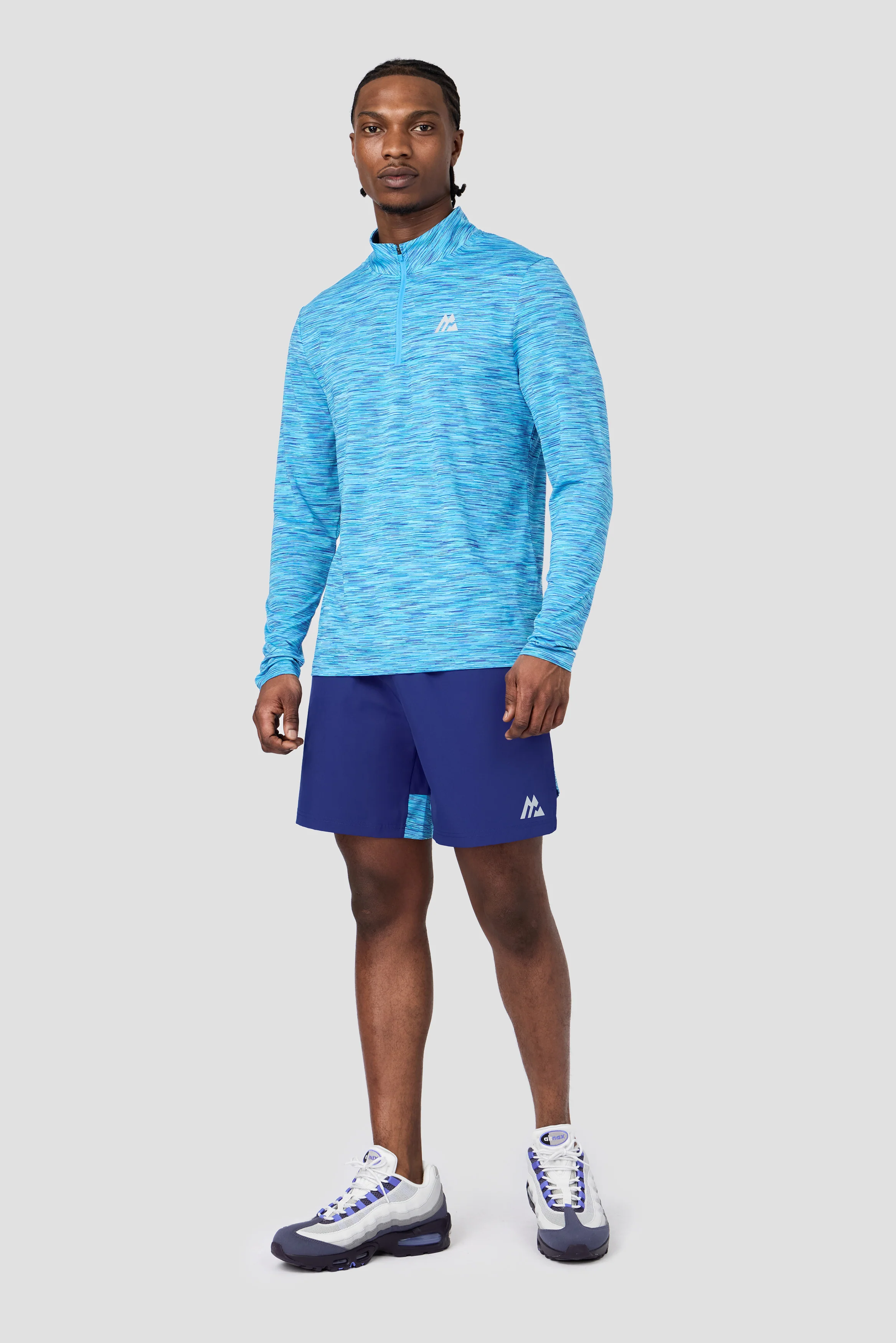Trail 1/4 Zip - Blue Multi - Image 4