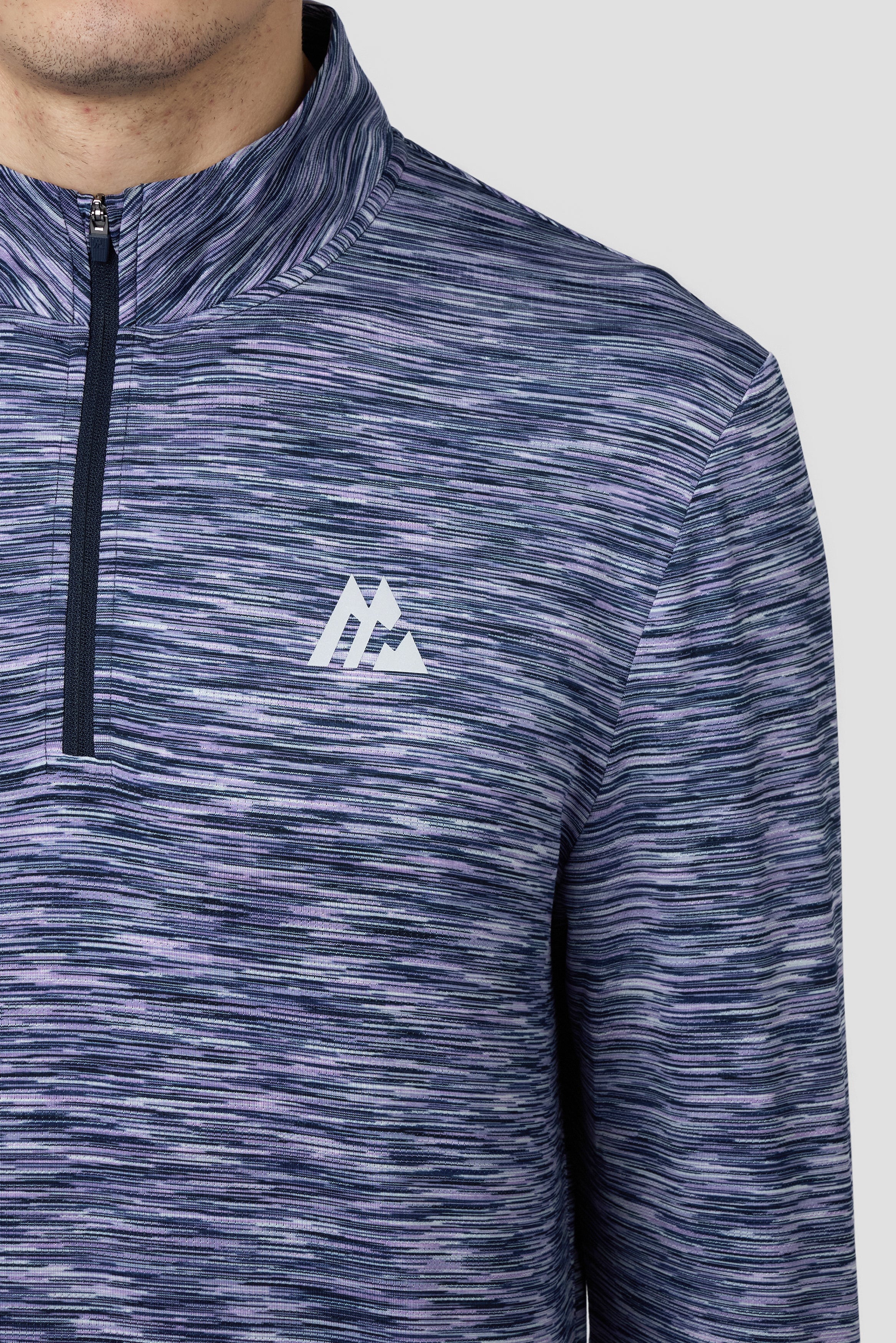 Trail 1/4 Zip - Purple Multi - Image 3
