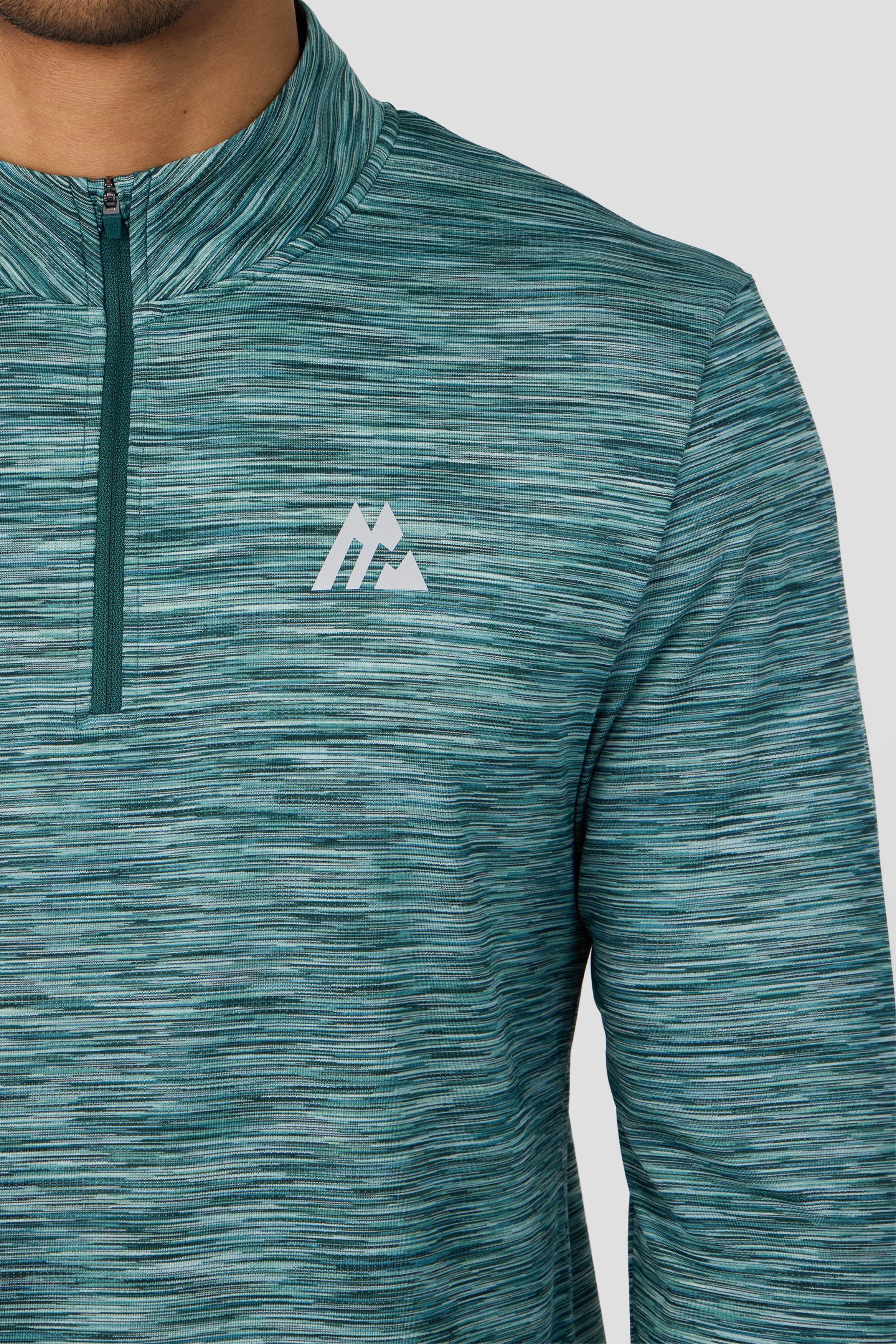 Trail 1/4 Zip - Light Teal Multi - Image 3