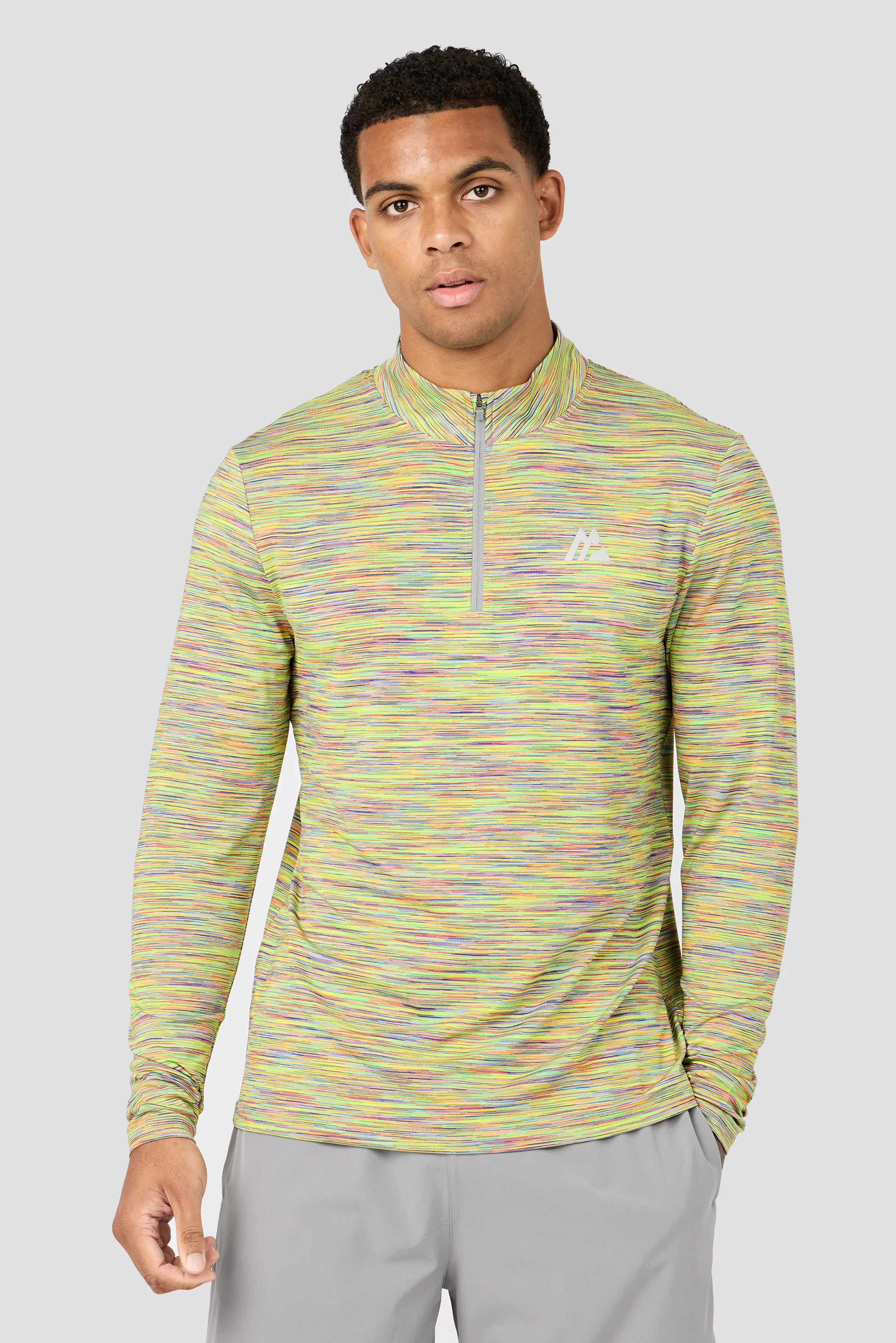 Trail 1/4 Zip - Orange/Yellow/Lilac