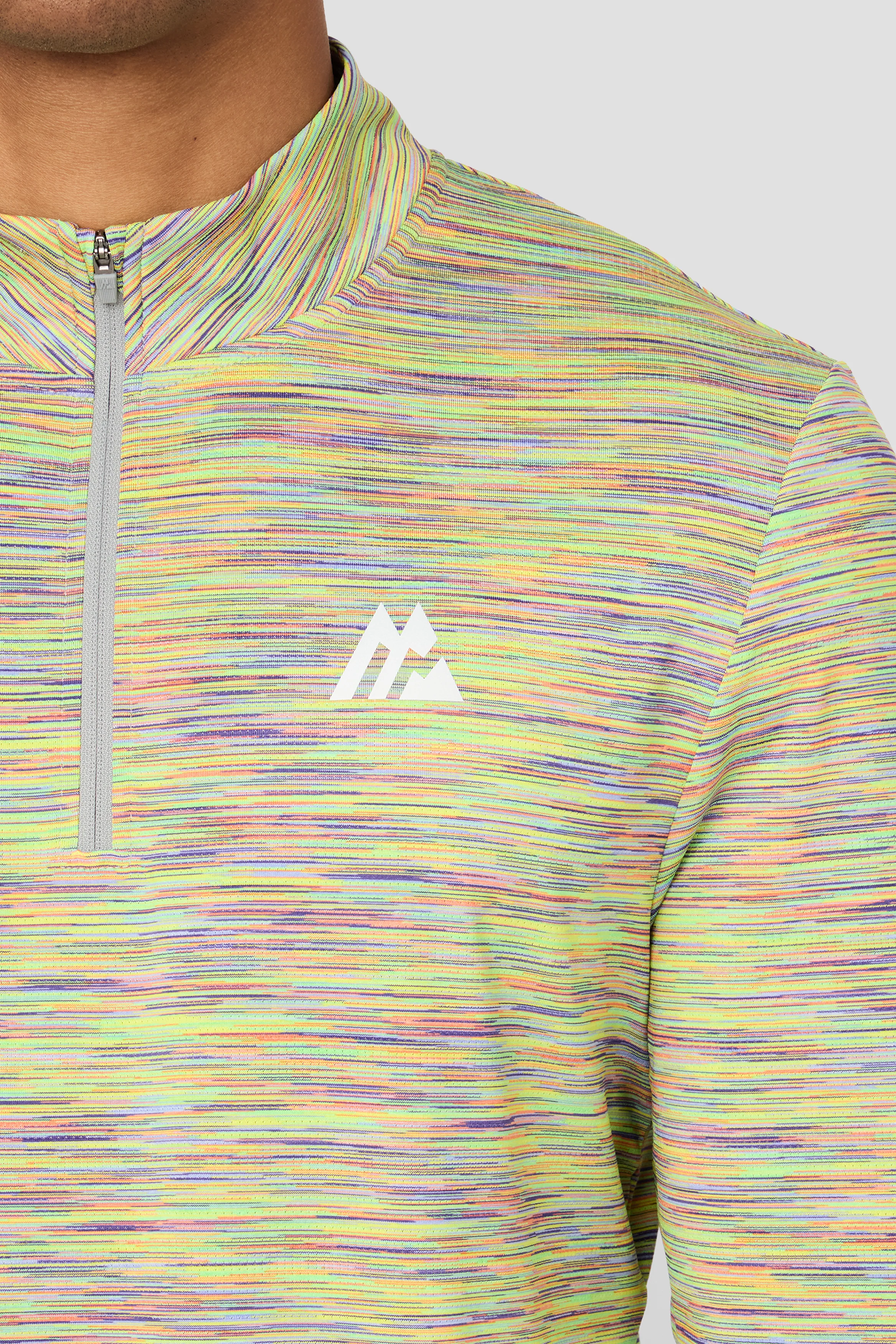 Trail 1/4 Zip - Orange/Yellow/Lilac - Image 3