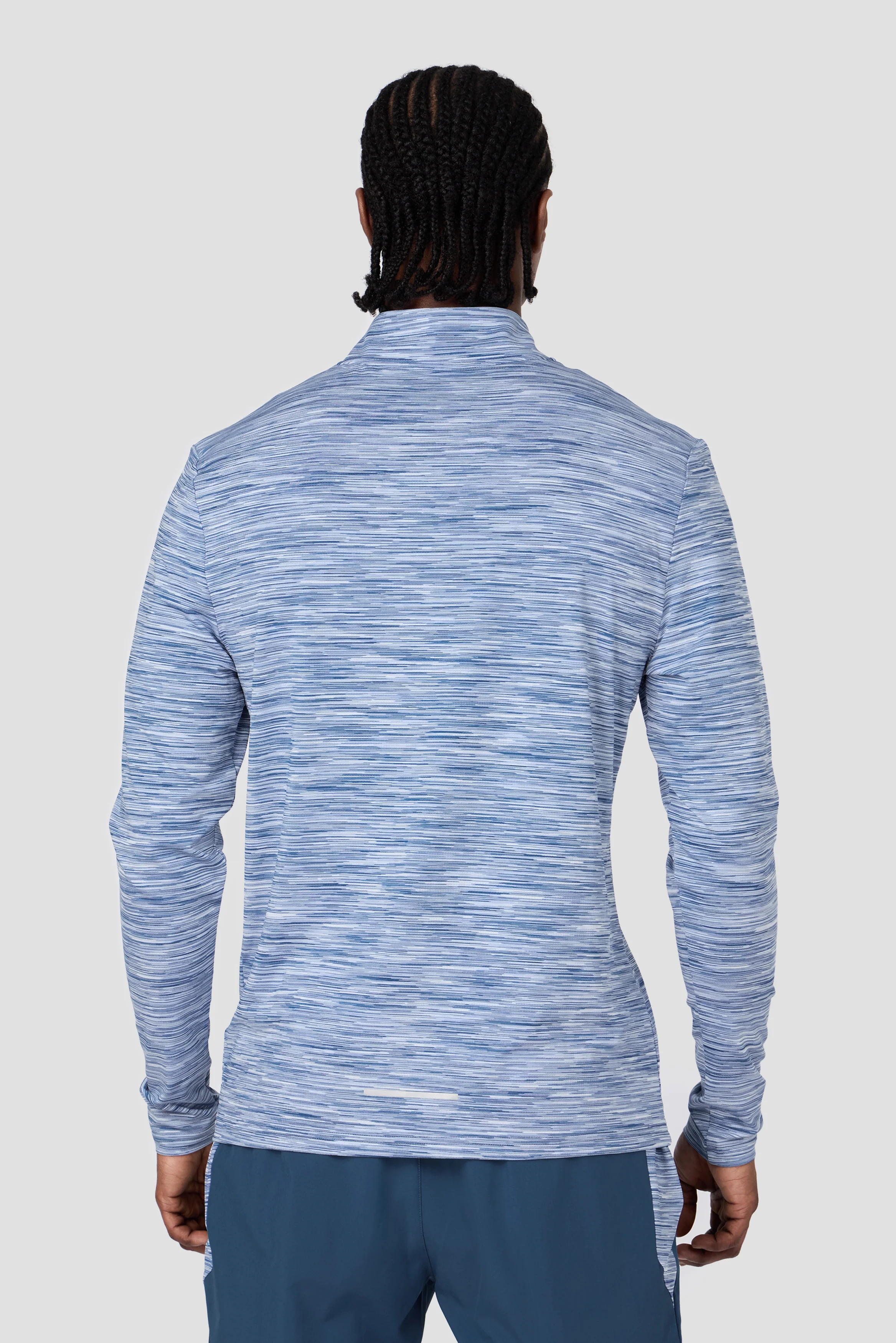Trail 1/4 Zip - Light Blue Multi - Image 2