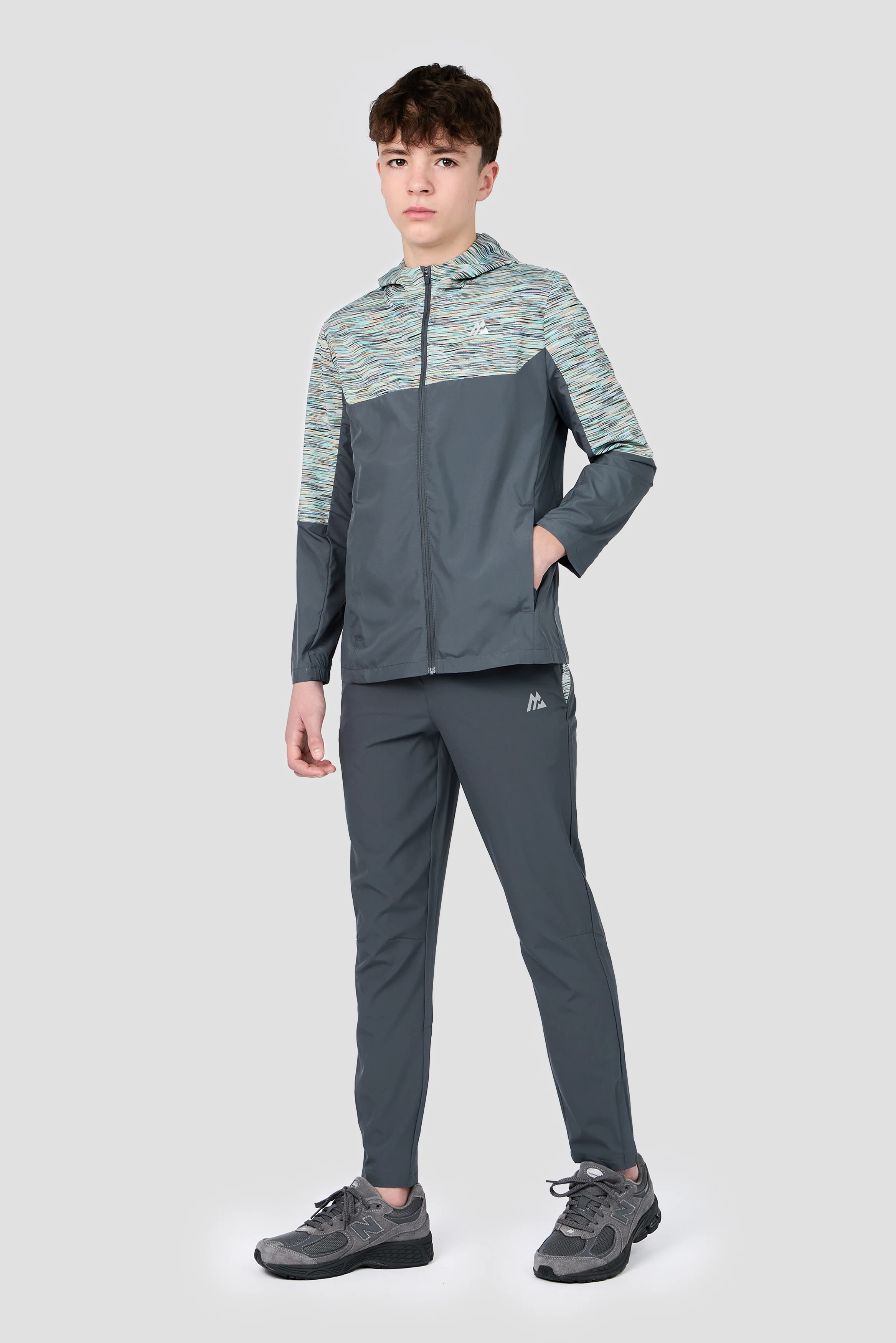 Boys Trail 2.0 Pant - Grey/Pastel Multi/Black - Image 3