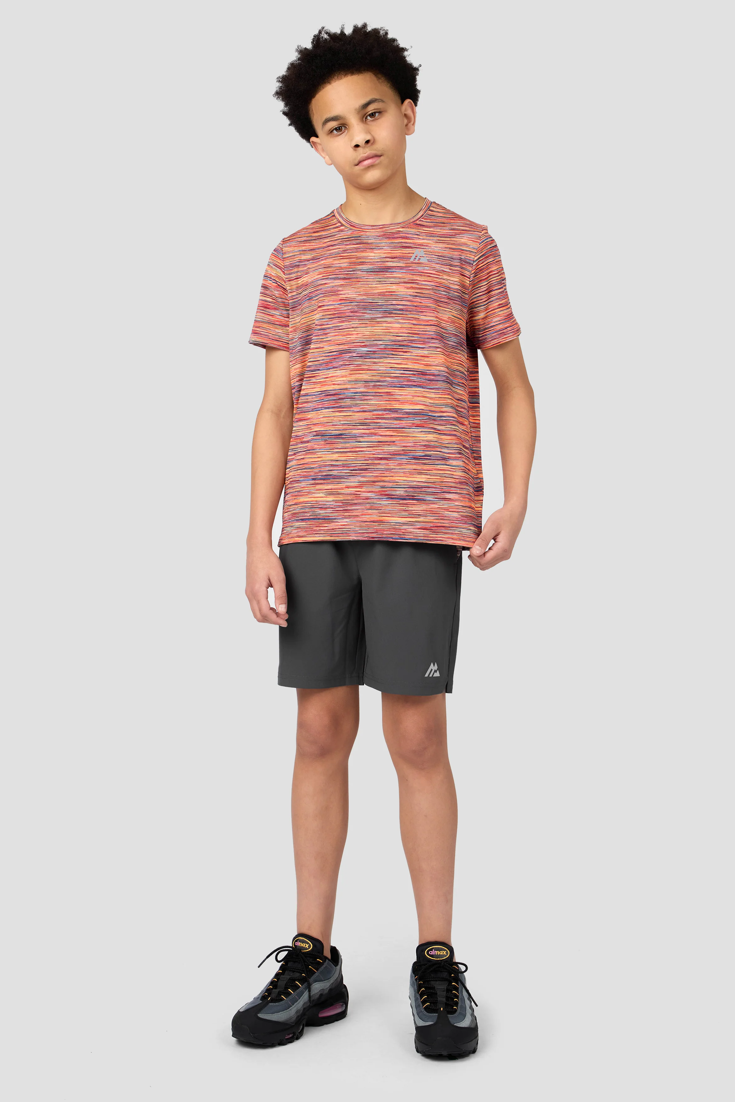 Boys Trail 2.0 Short - Grey/Orange/Red/Blue - Image 3