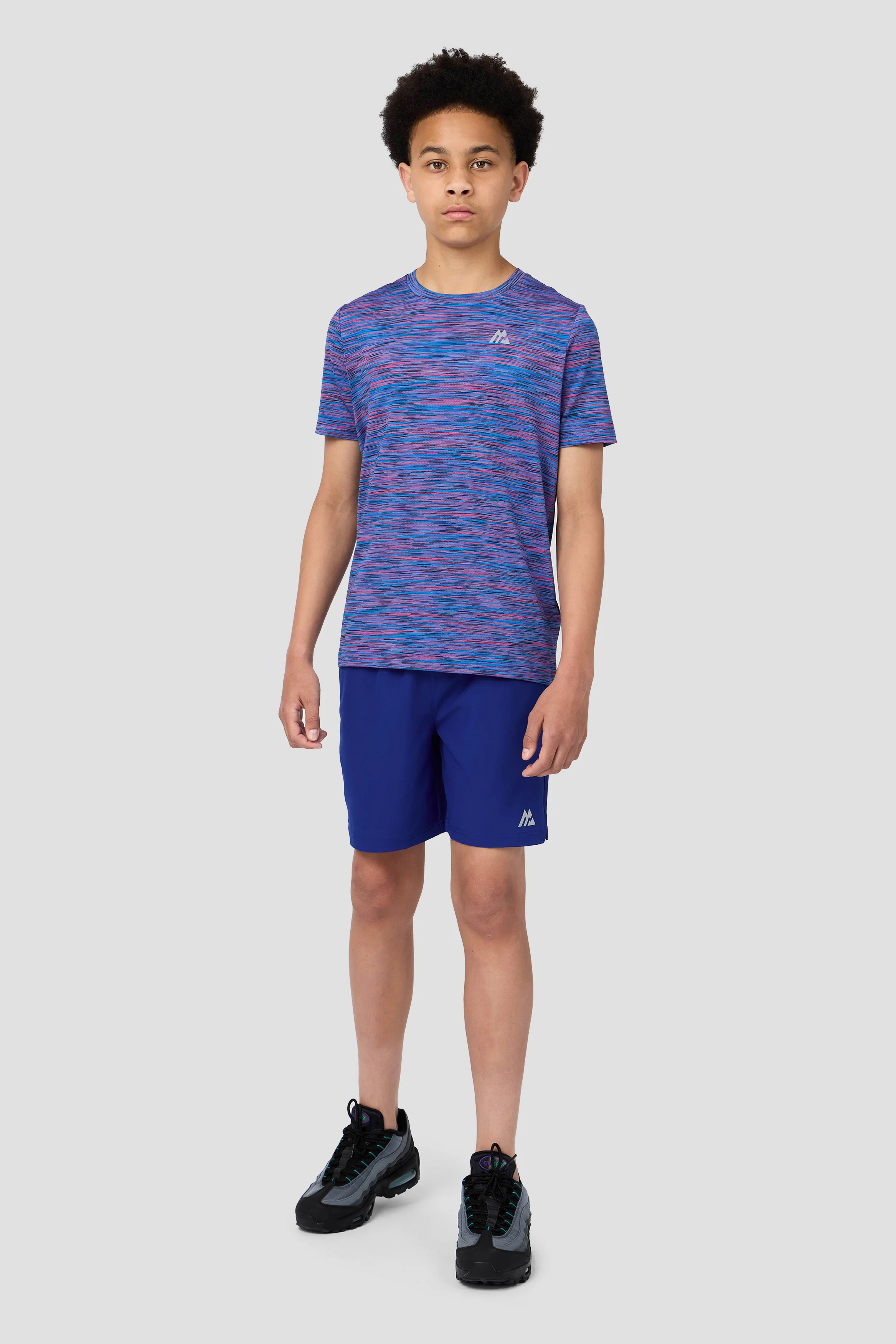 Boys Trail 2.0 Short - Blue/Navy/Pink - Image 3