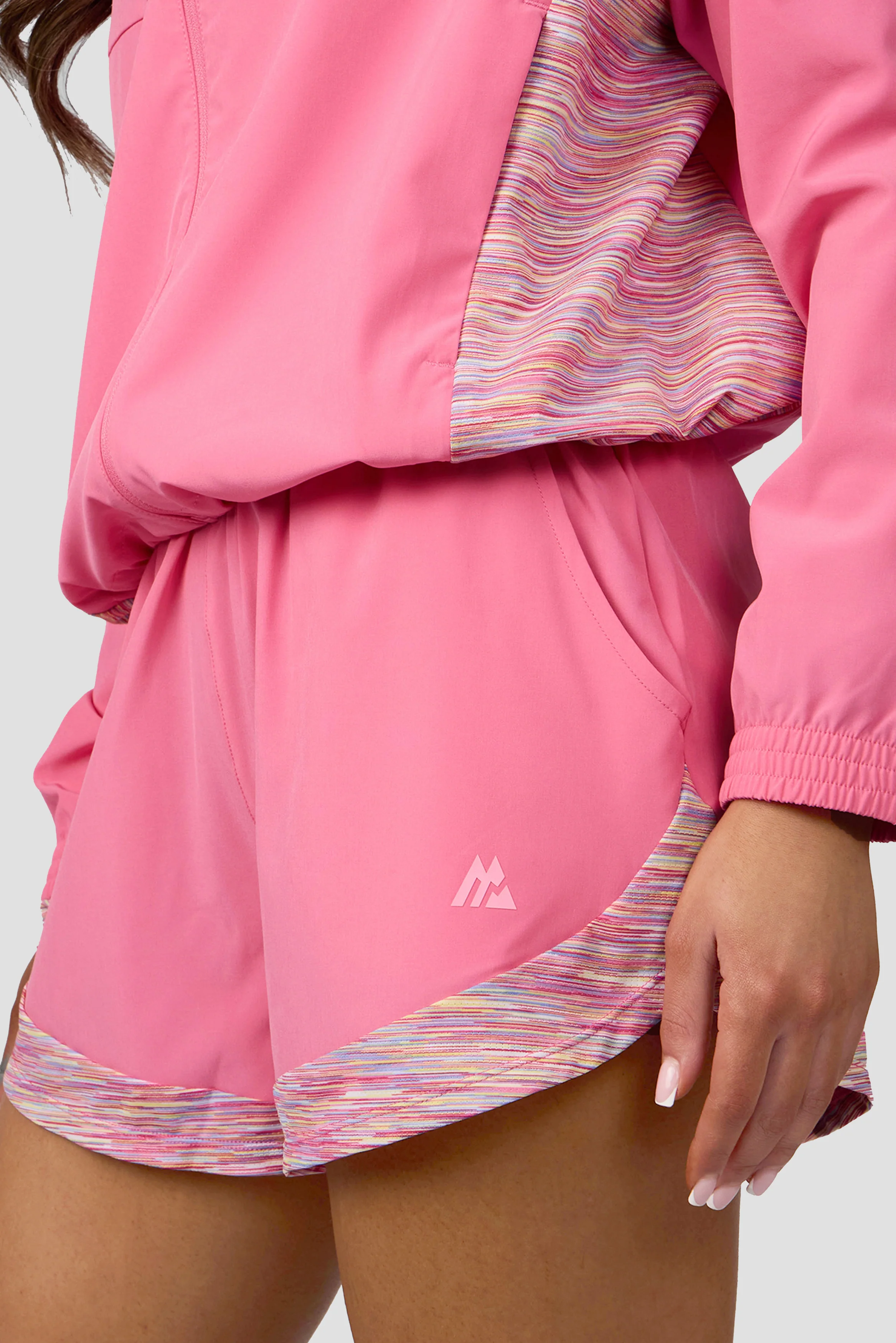 Women's Trail Short - Pink/Yellow/Lilac/White - Image 5