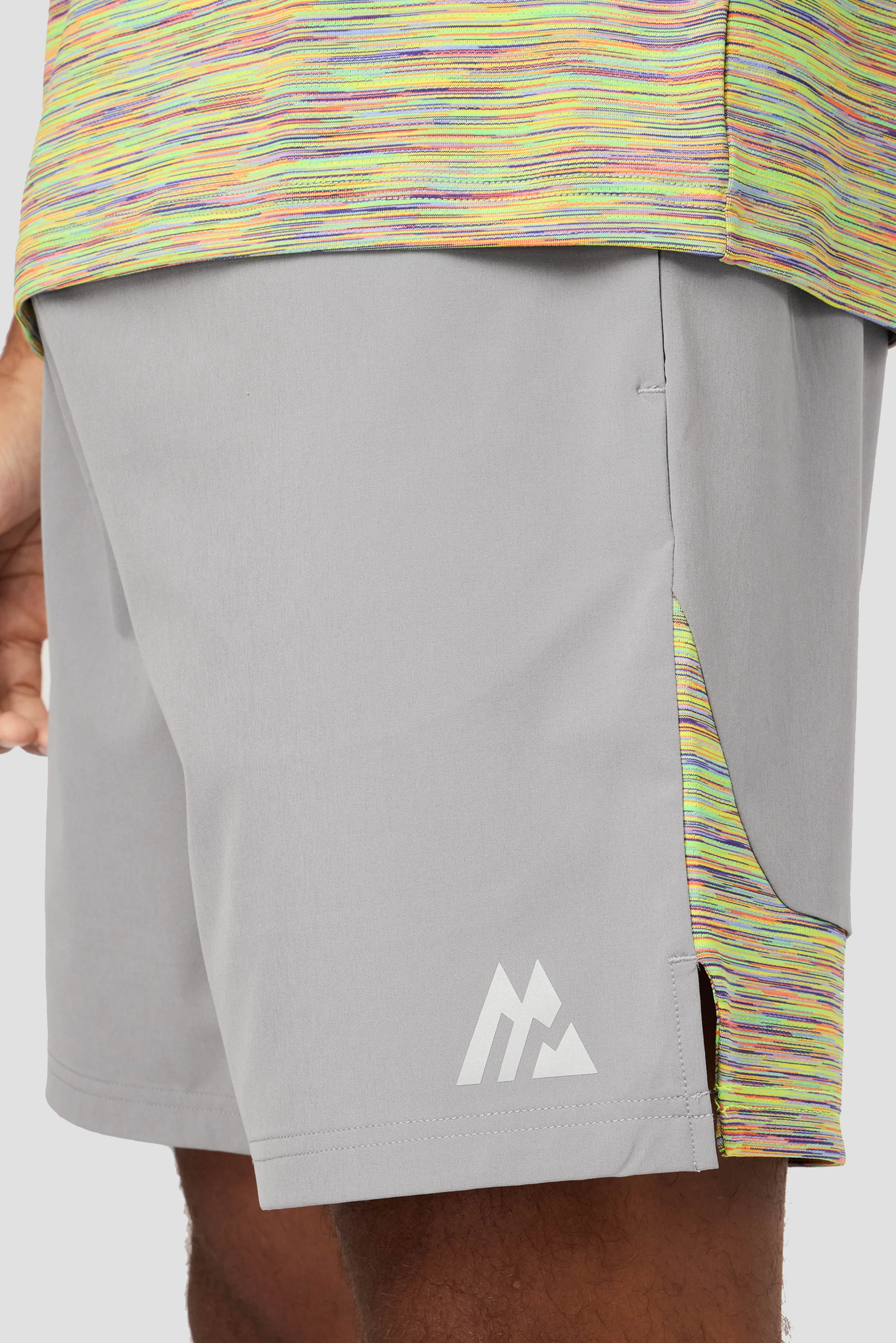 Trail Panel Short - Grey/Orange/Yellow/Lilac - Image 5