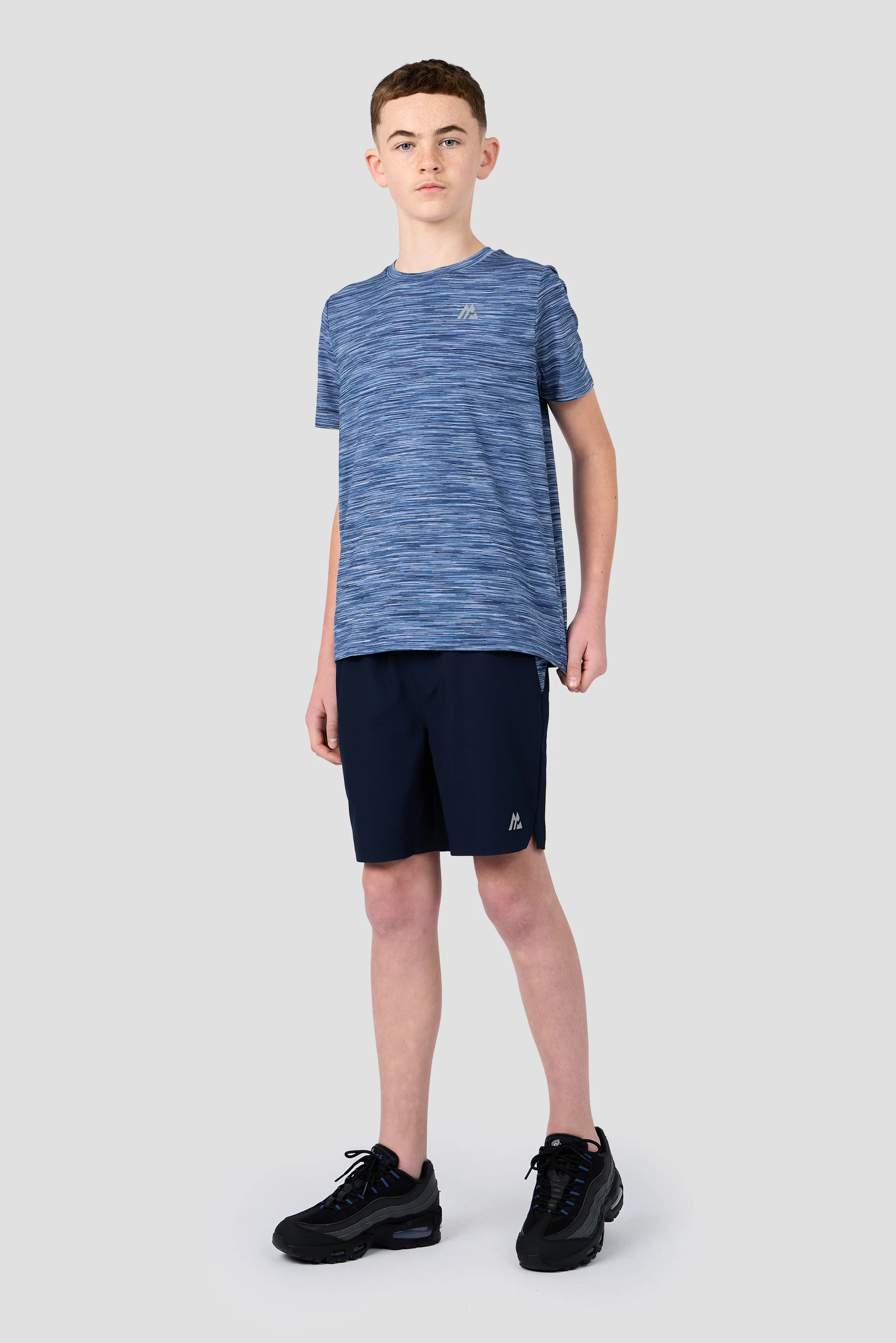 Boys Trail T-Shirt - Navy/Charcoal Blue Multi - Image 4