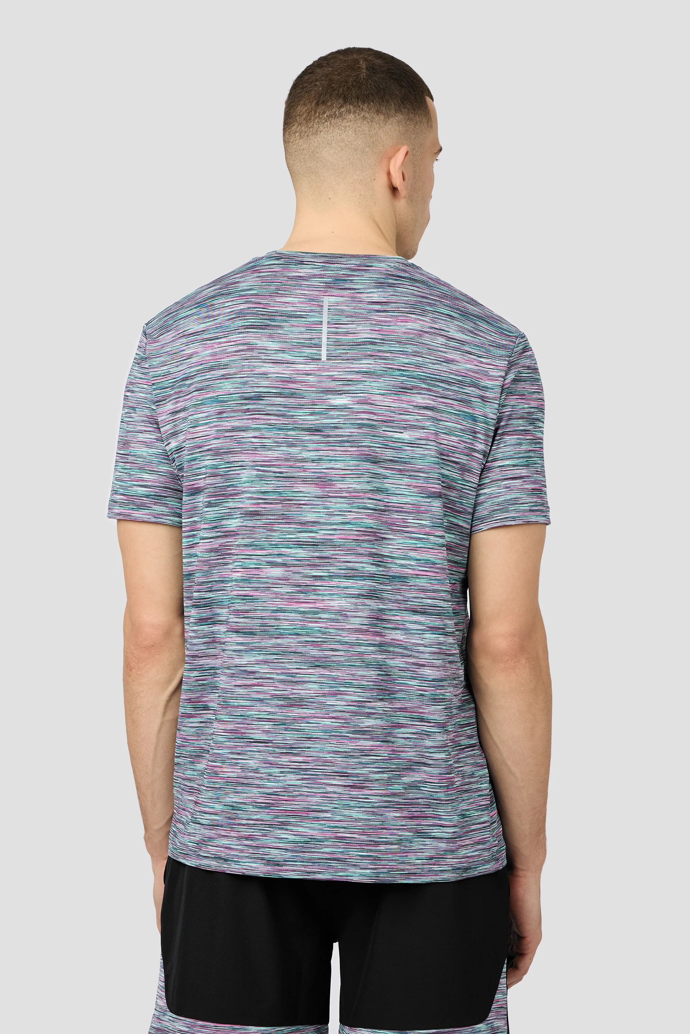 Trail T-Shirt - Black/Teal/Pink/White - Image 2