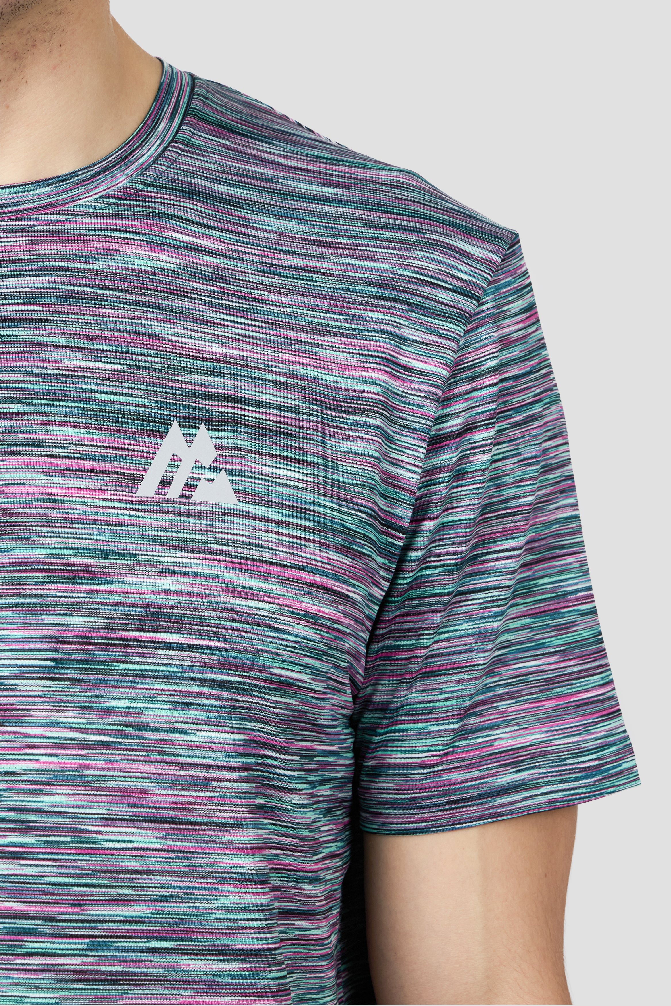 Trail T-Shirt - Black/Teal/Pink/White - Image 3