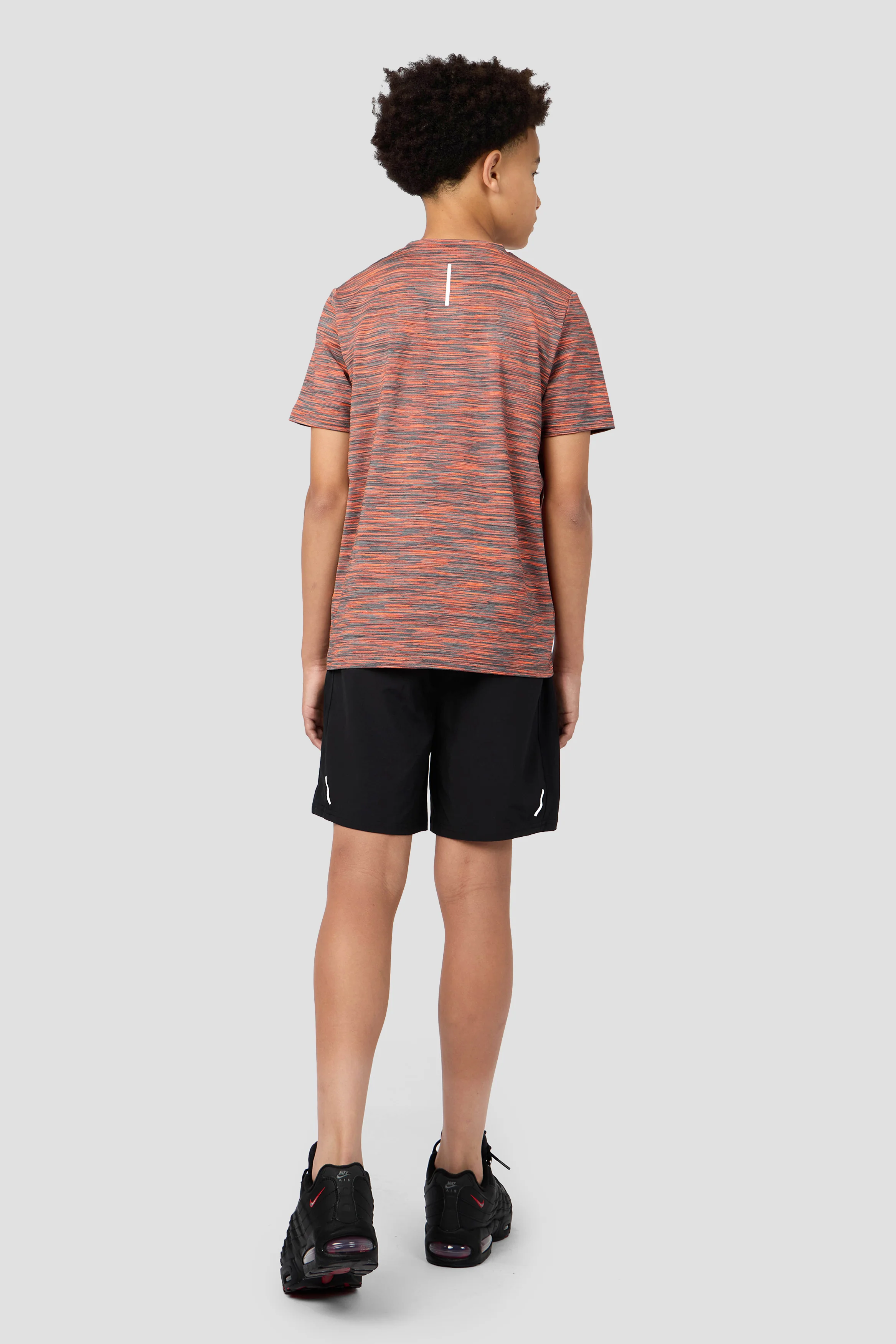 Boys Trail T-Shirt - Grey/Orange - Image 4
