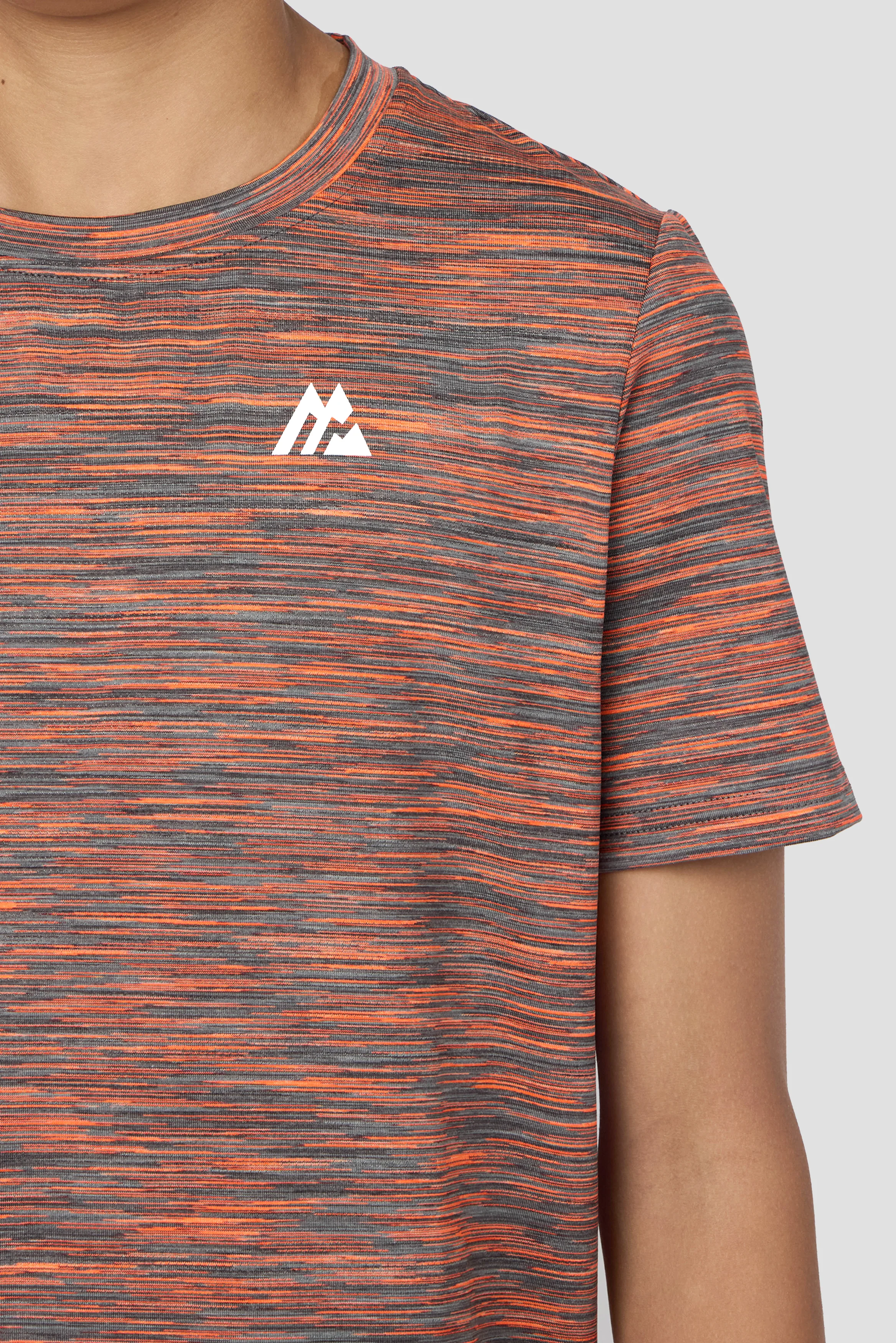 Boys Trail T-Shirt - Grey/Orange - Image 5