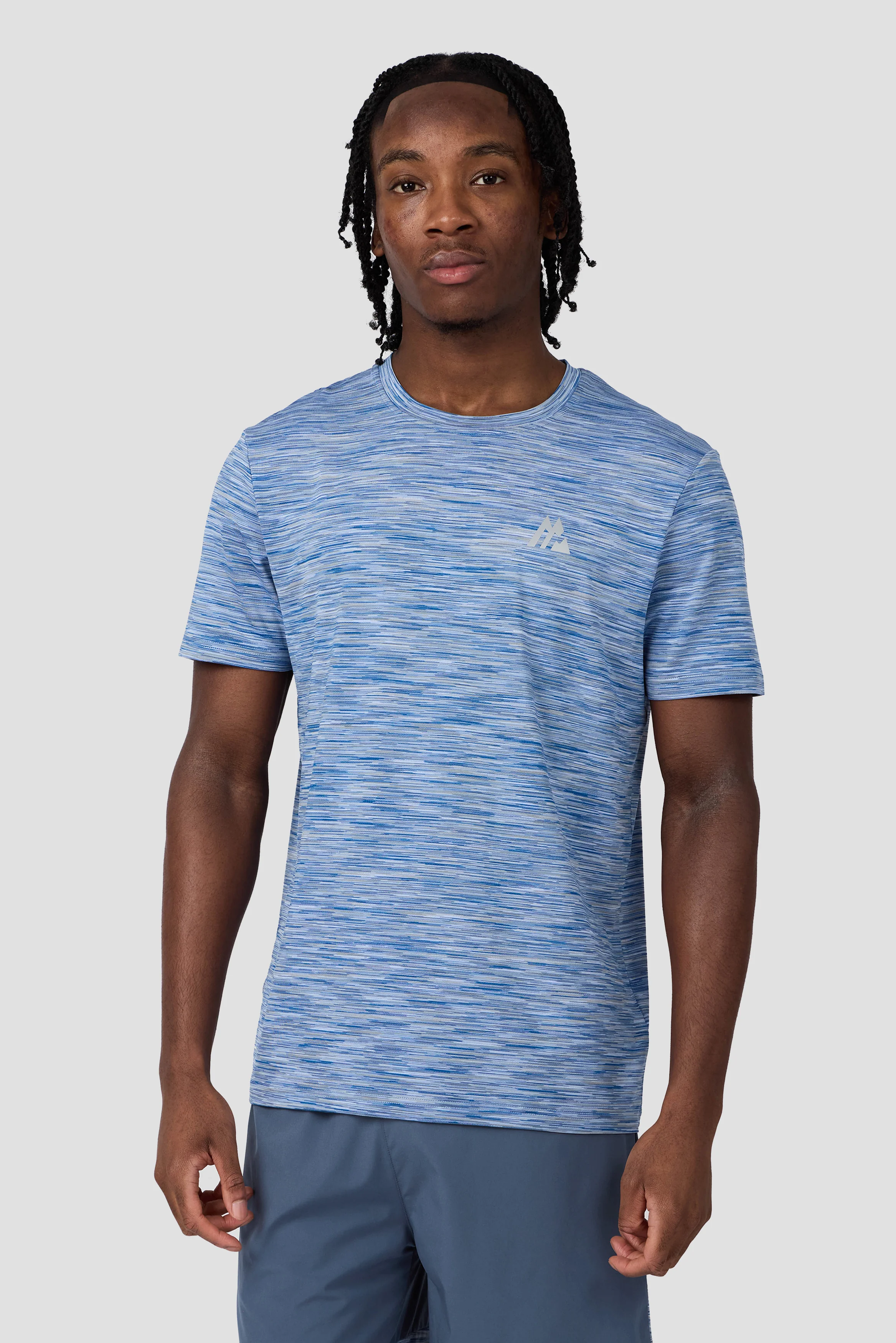 Trail T-Shirt - Indigo/Light Blue Multi