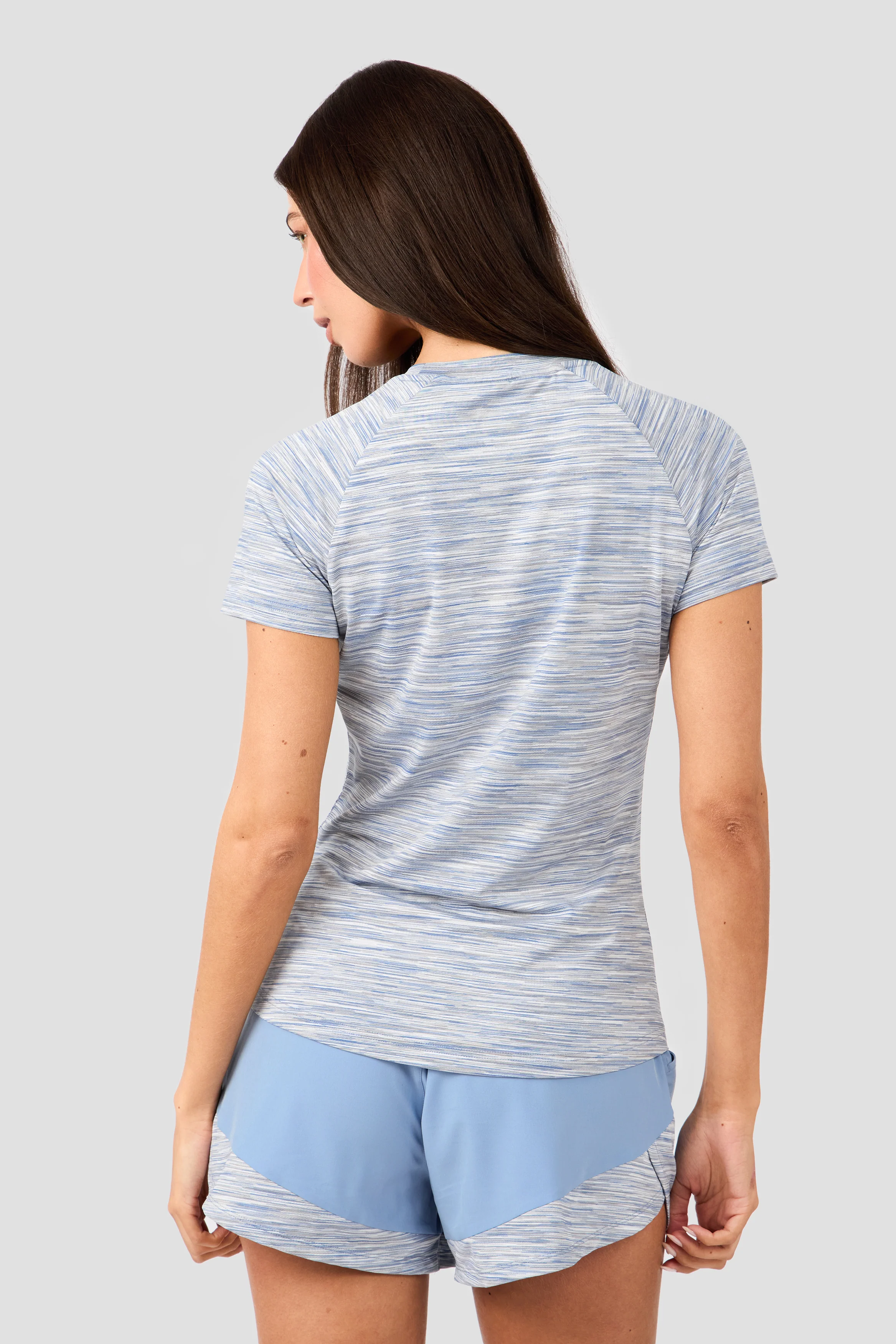 Women's Trail T-Shirt - Light Blue/Grey Multi - Image 2