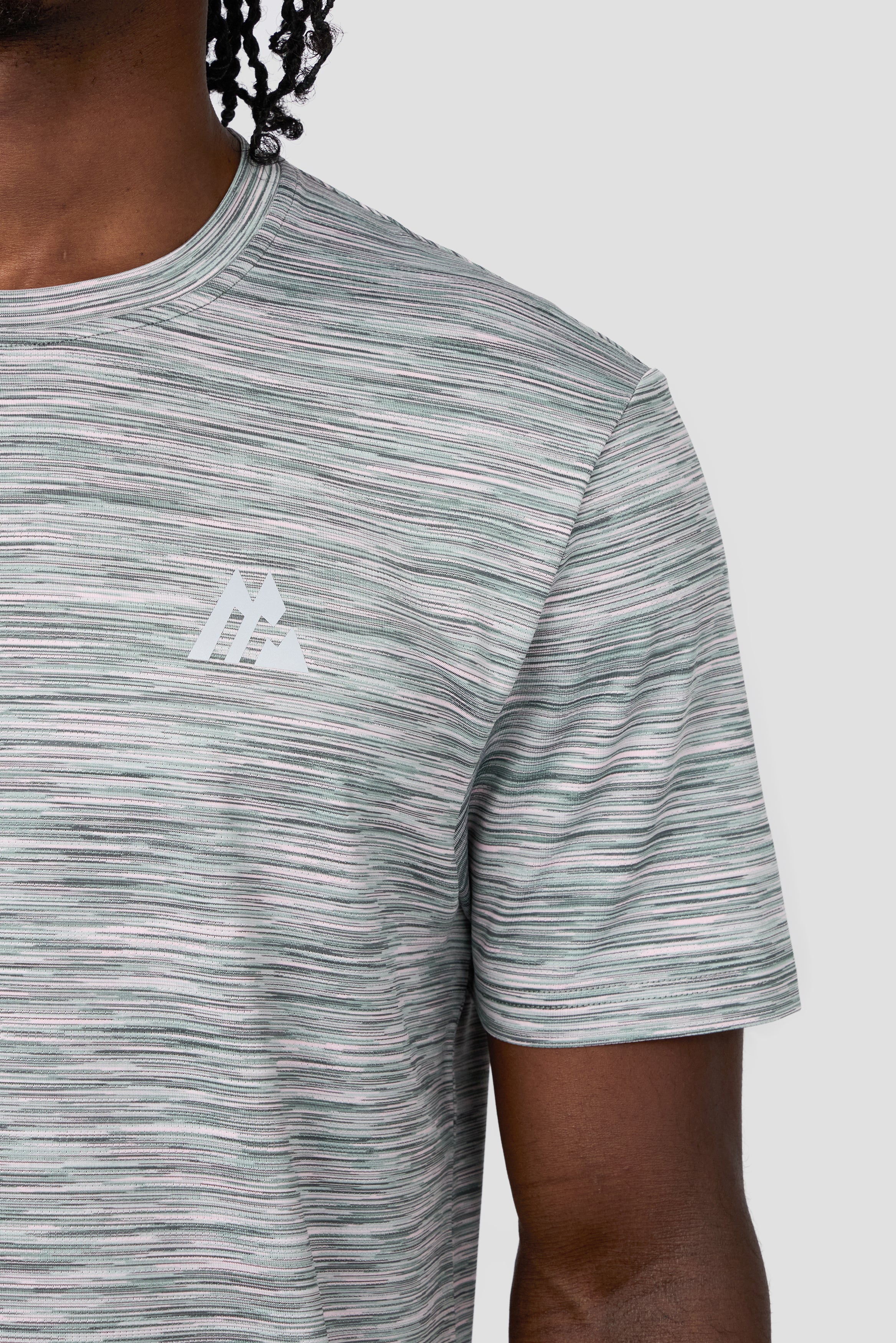 Trail T-Shirt - Green Slate/Pink - Image 3