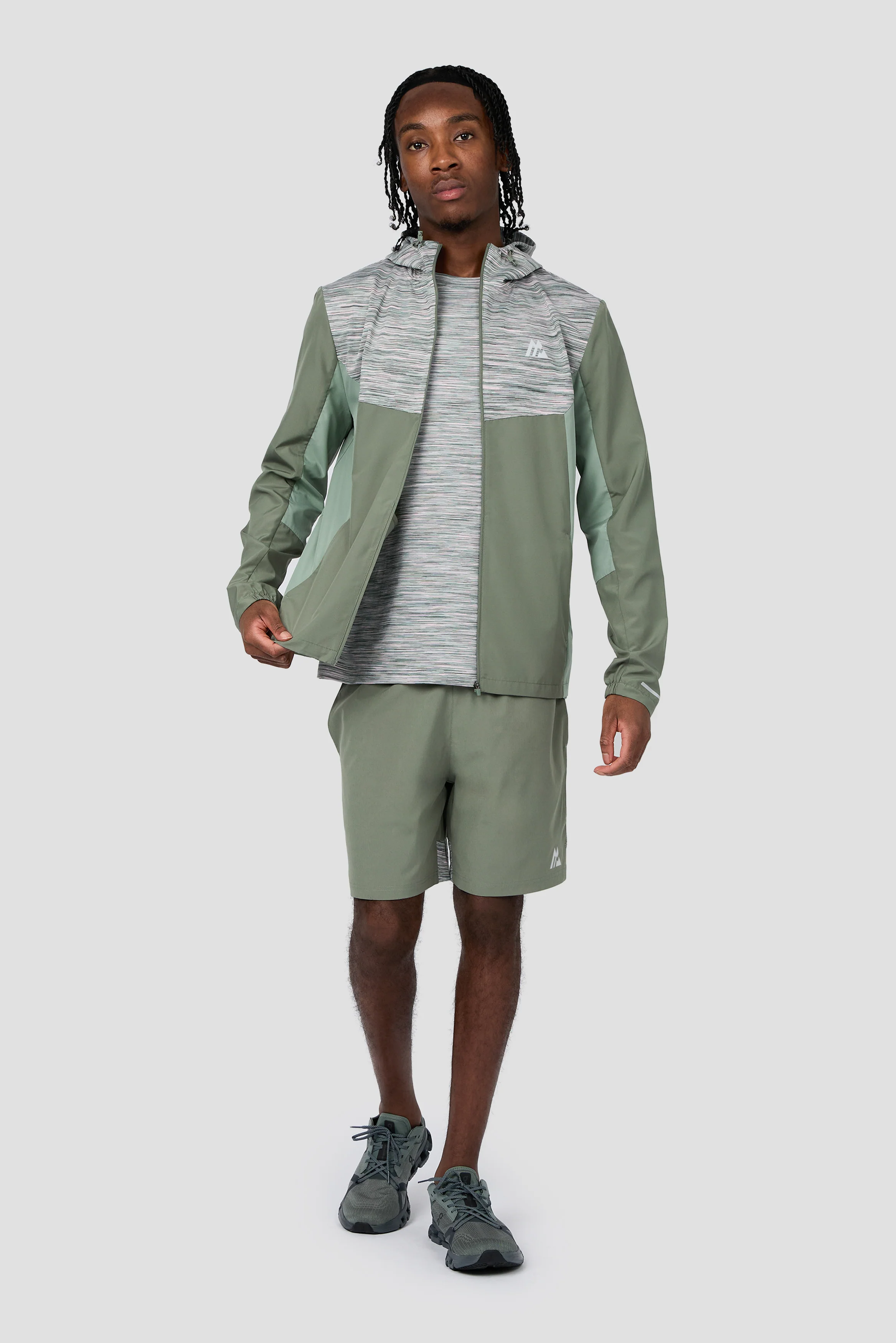 Trail T-Shirt - Green Slate/Pink - Image 4