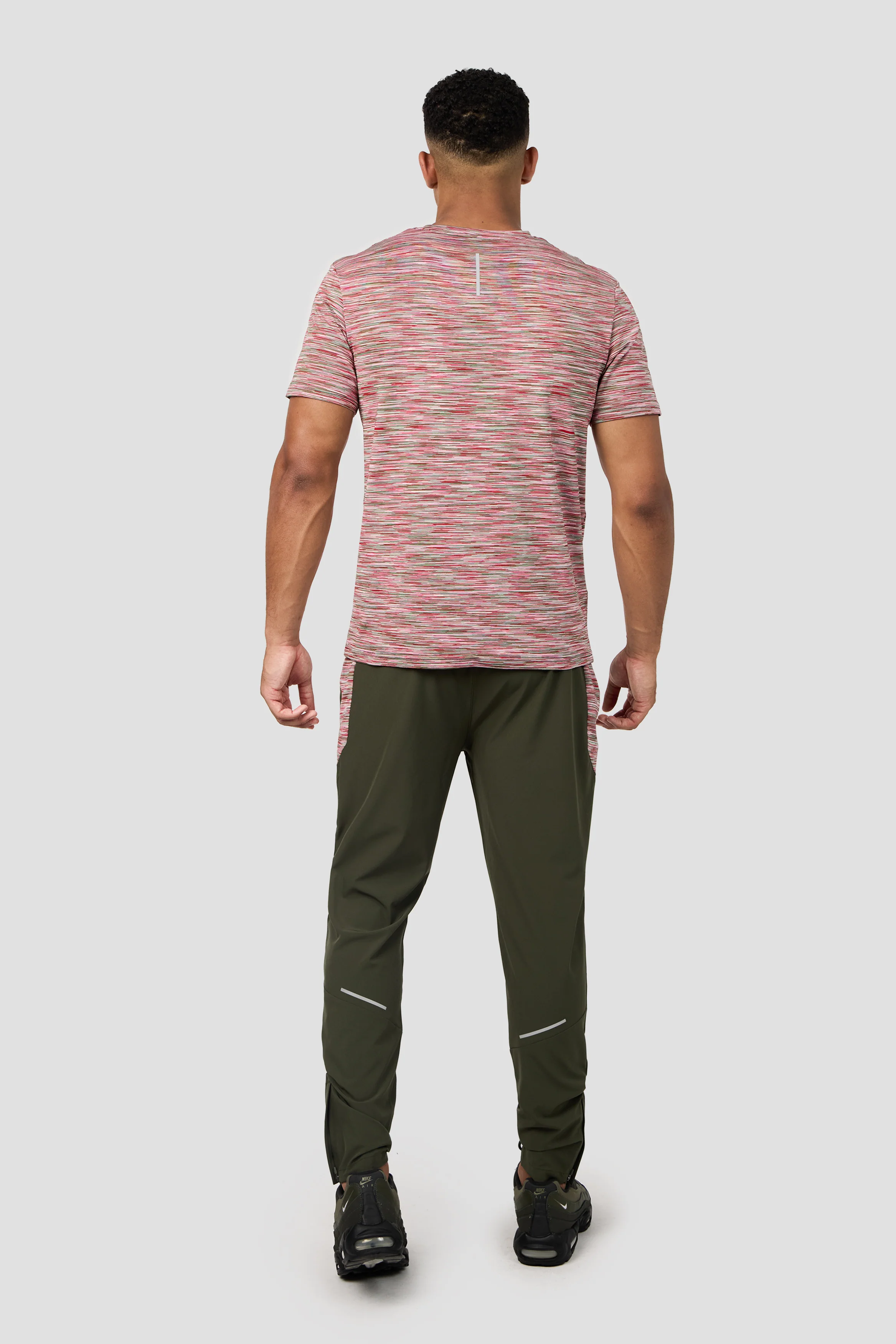 Trail T-Shirt - Khaki/Pink/Red - Image 4