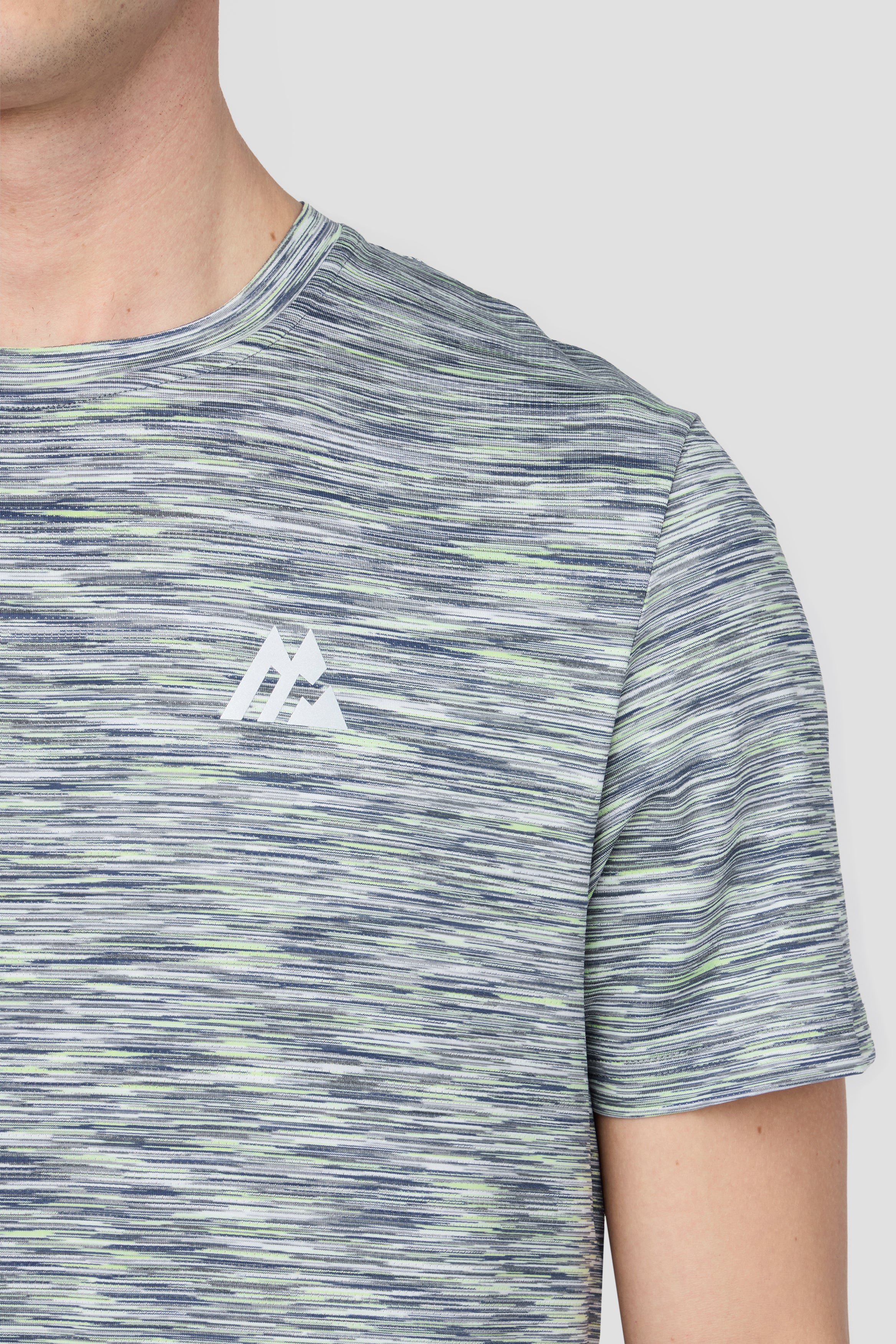 Trail T-Shirt - Grey/Green/White - Image 3