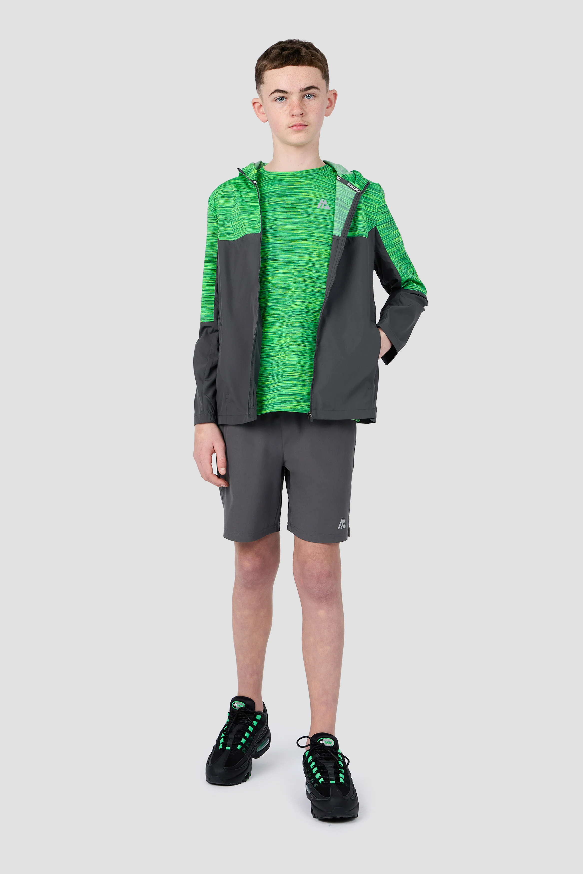 Boys Trail T-Shirt - Green Multi - Image 3