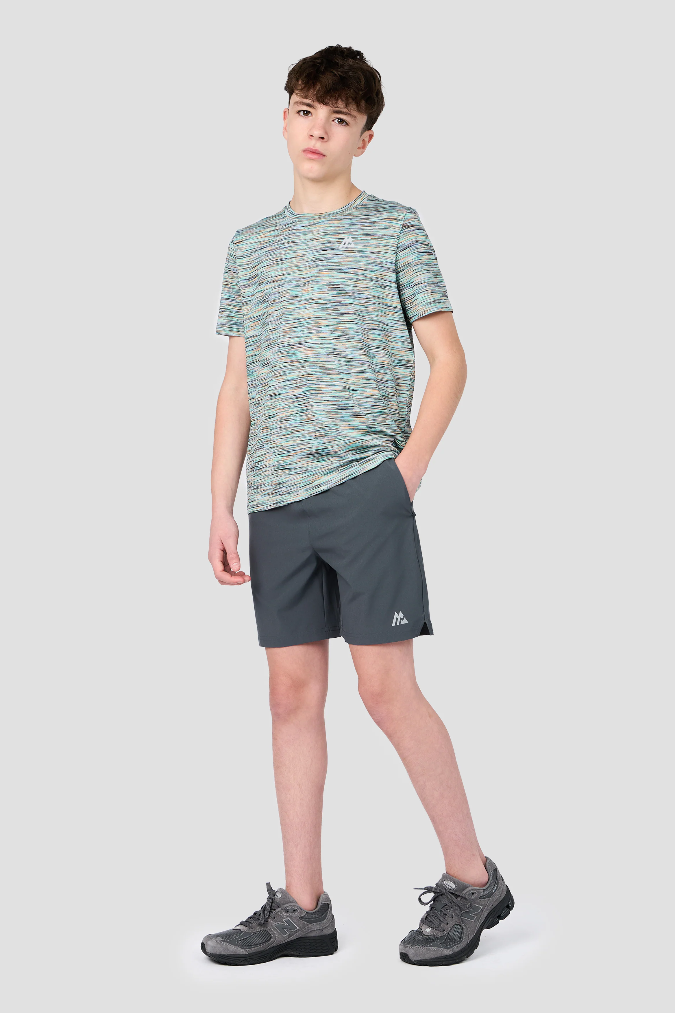 Boys Trail T-Shirt - Pastel Multi/Black - Image 3