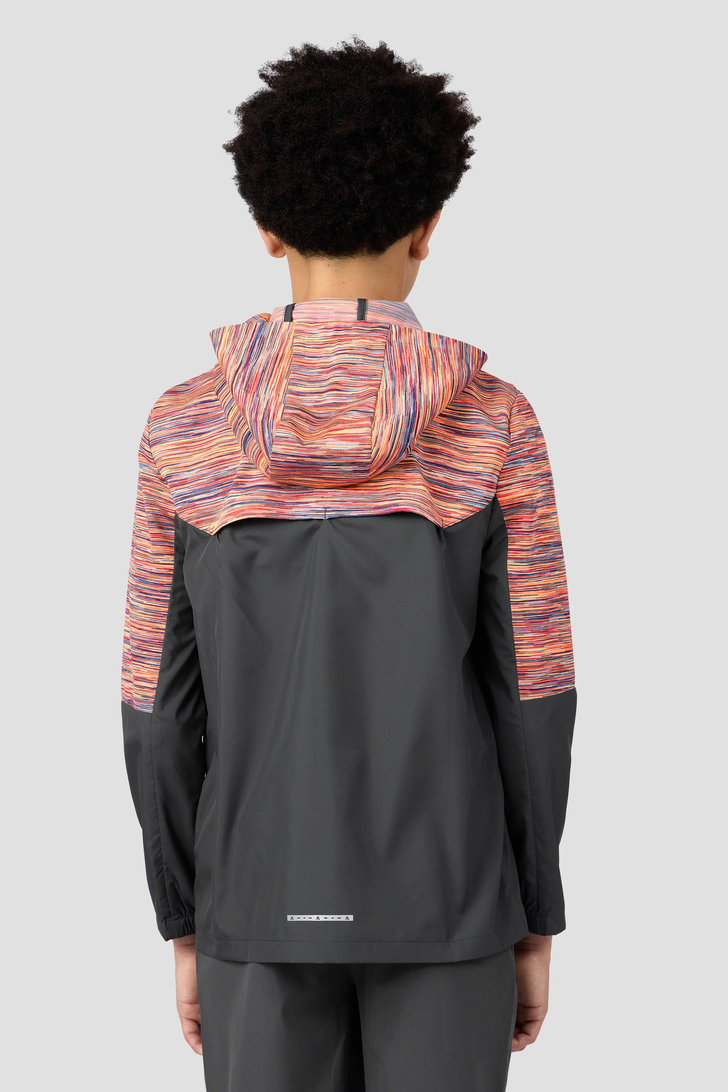 Boys Trail 2.0 Windbreaker - Grey/Orange/Red/Blue - Image 2